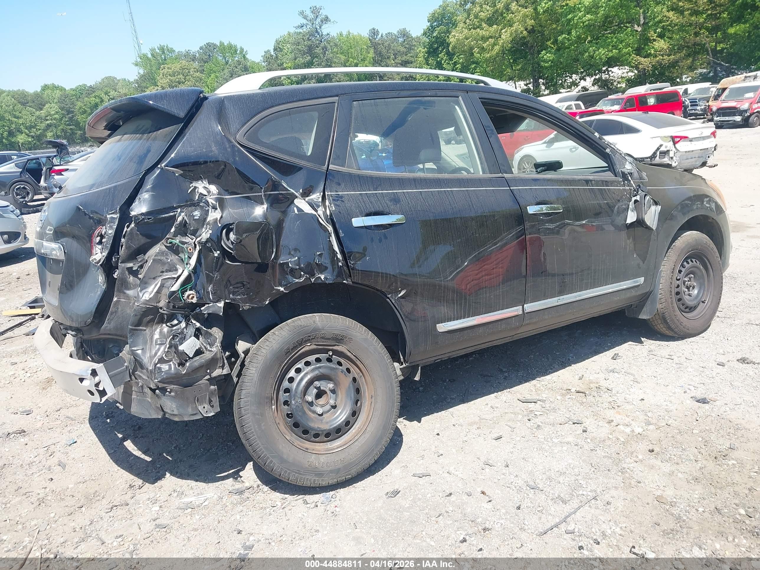 2015 Nissan Rogue Select S Black vin: JN8AS5MT3FW666263