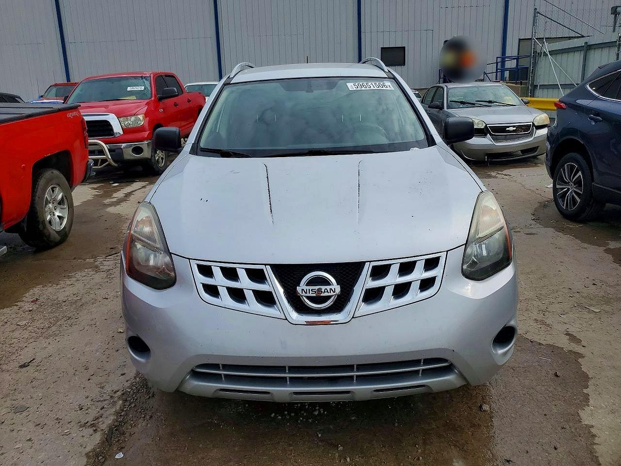 2015 Nissan Rogue Select S Silver vin: JN8AS5MT3FW670197