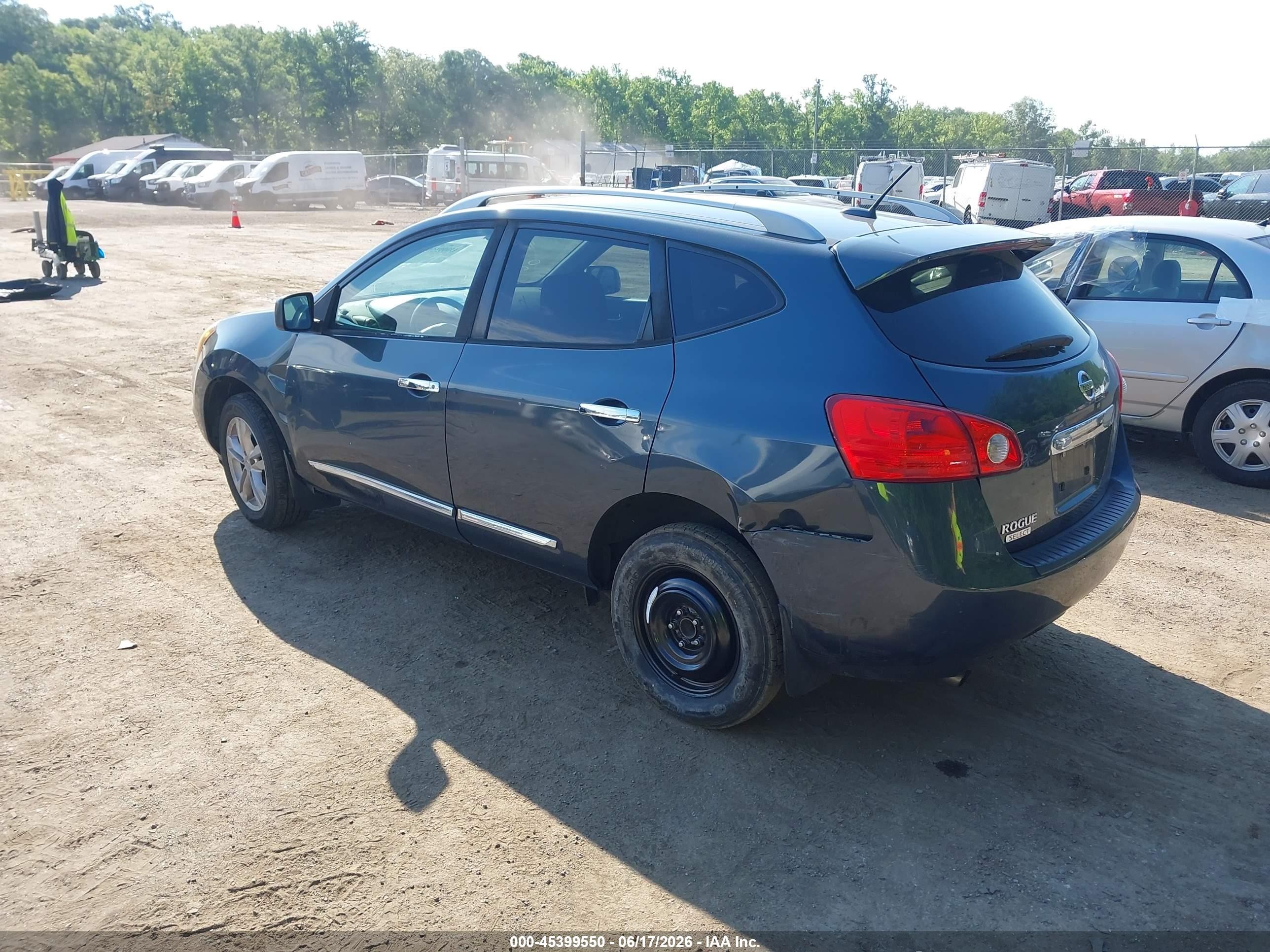 2015 Nissan Rogue Select S Gray vin: JN8AS5MT3FW672953