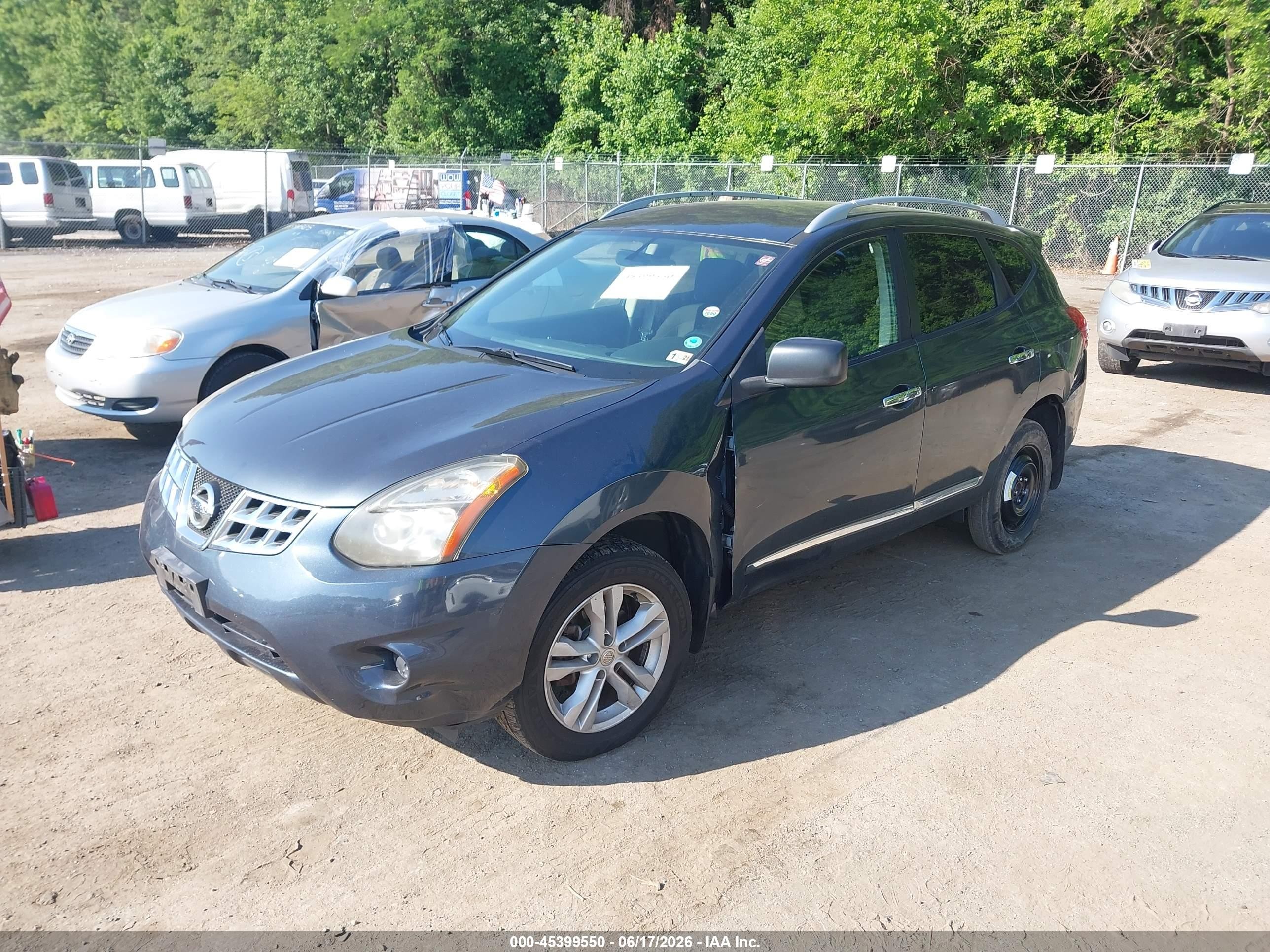 2015 Nissan Rogue Select S Gray vin: JN8AS5MT3FW672953
