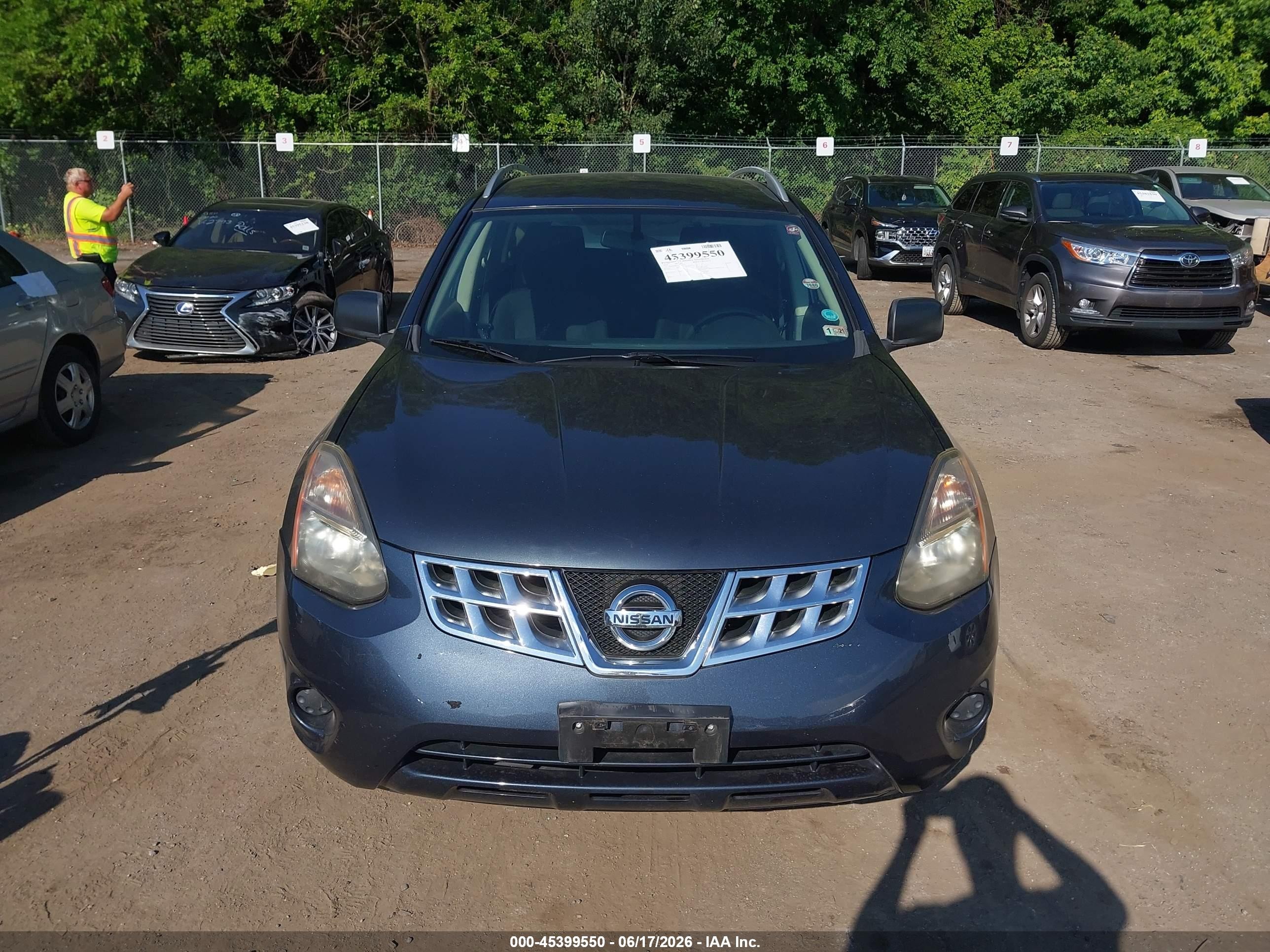 2015 Nissan Rogue Select S Gray vin: JN8AS5MT3FW672953