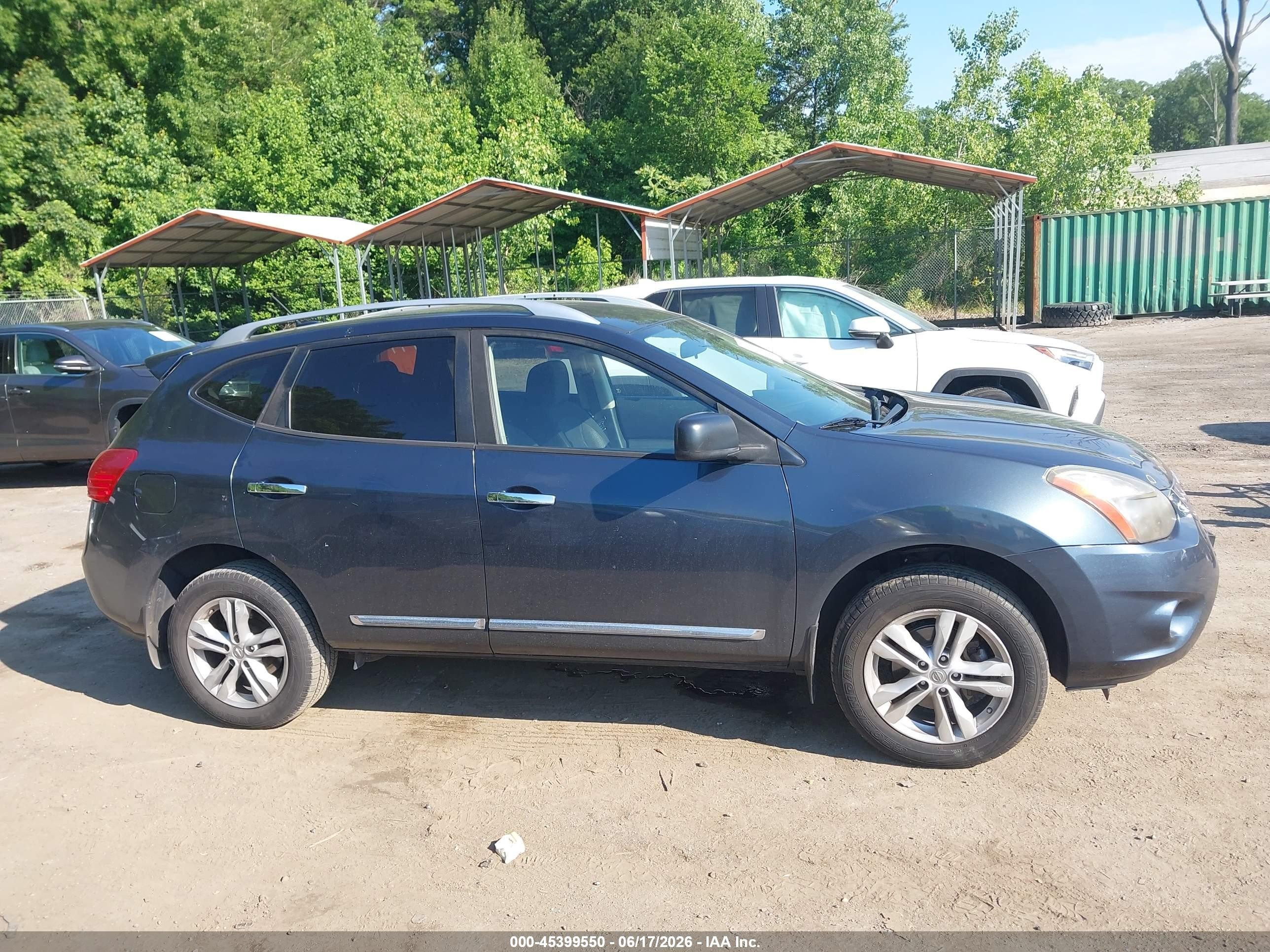 2015 Nissan Rogue Select S Gray vin: JN8AS5MT3FW672953