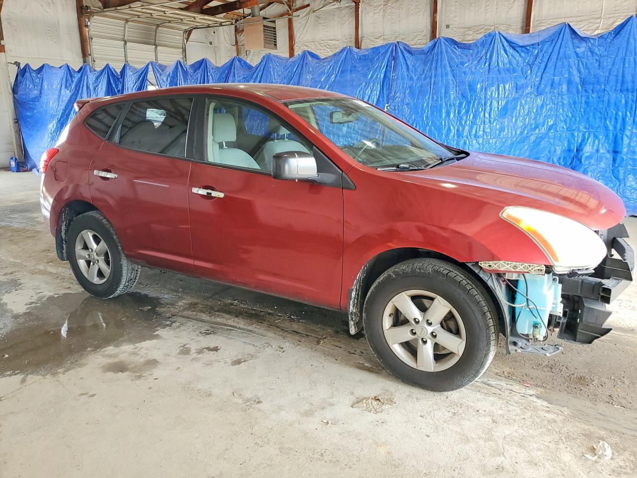 2010 Nissan Rogue Sl Maroon vin: JN8AS5MT4AW015300