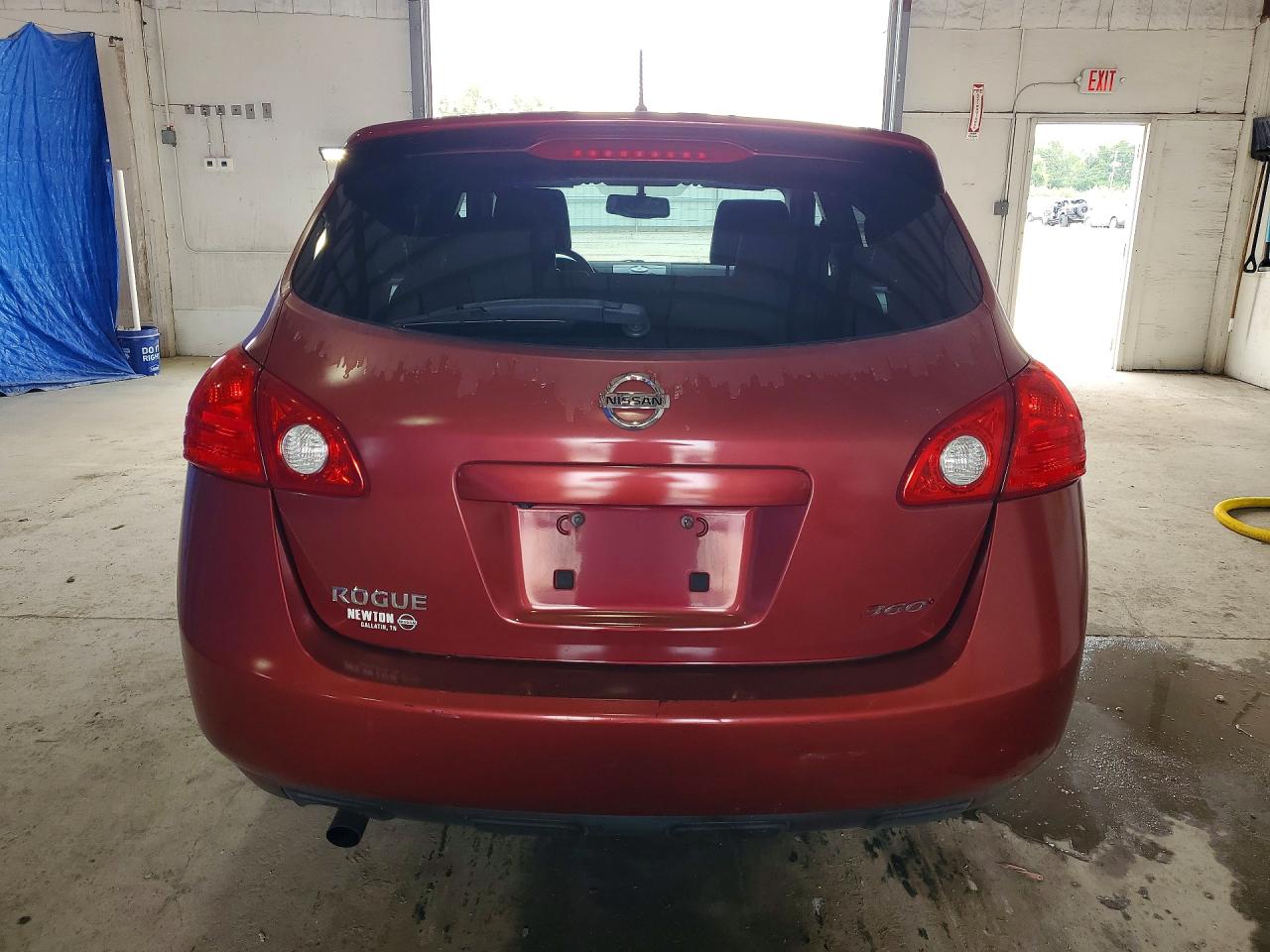 2010 Nissan Rogue Sl Maroon vin: JN8AS5MT4AW015300