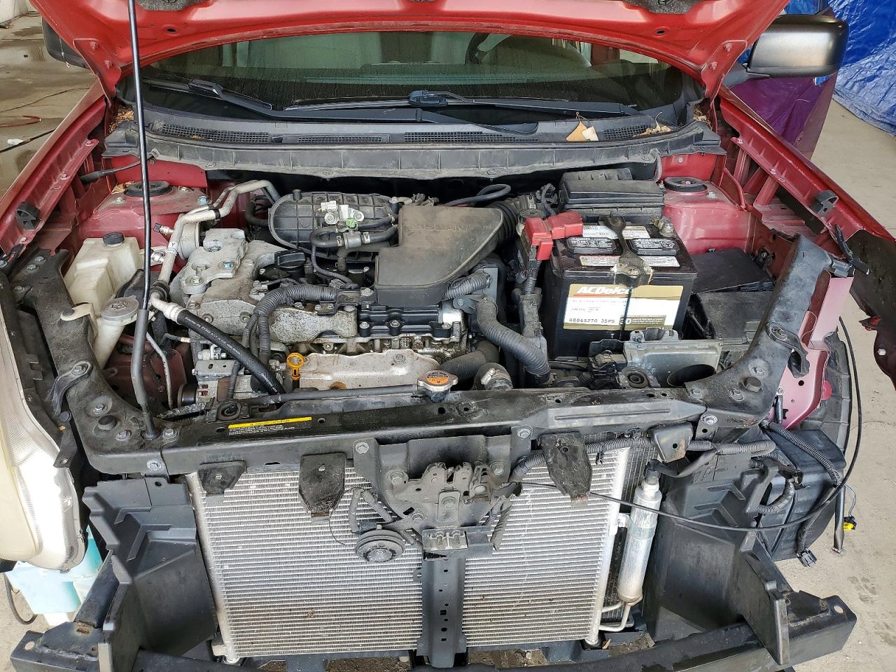 2010 Nissan Rogue Sl Maroon vin: JN8AS5MT4AW015300