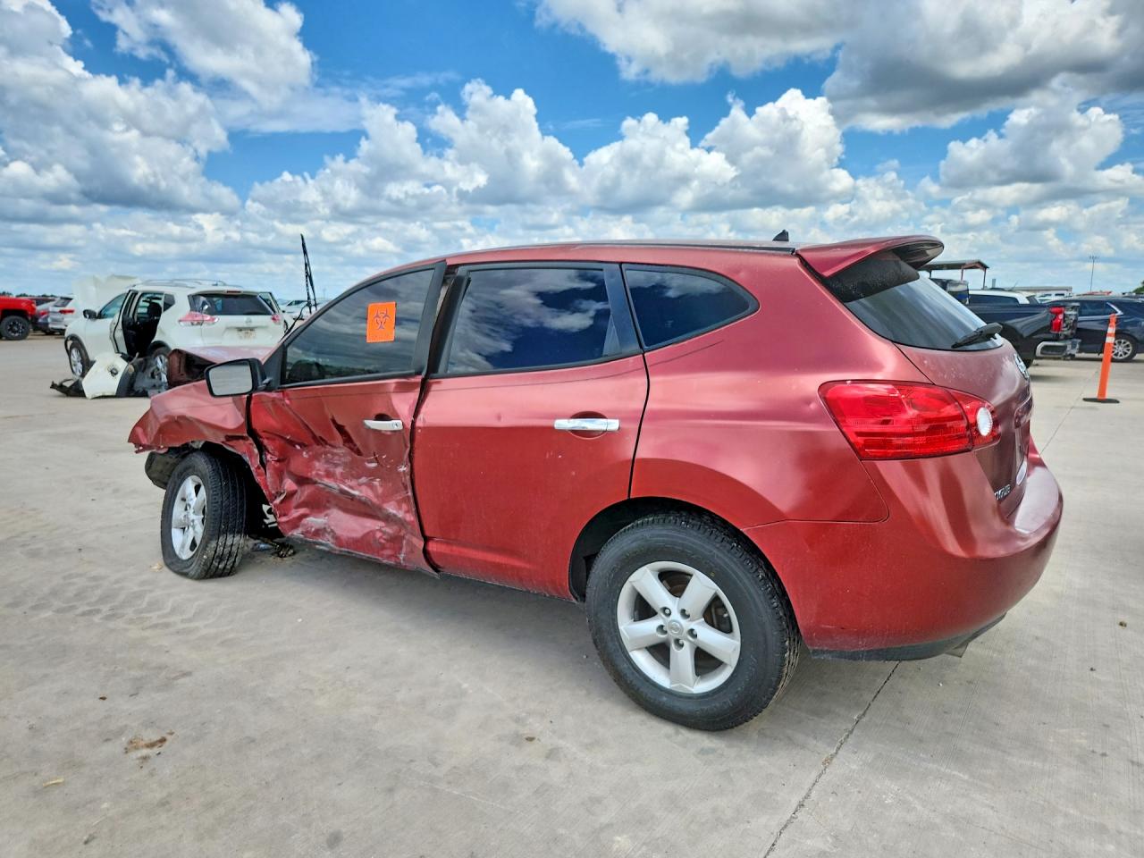 2010 Nissan Rogue Sl Red vin: JN8AS5MT4AW024465