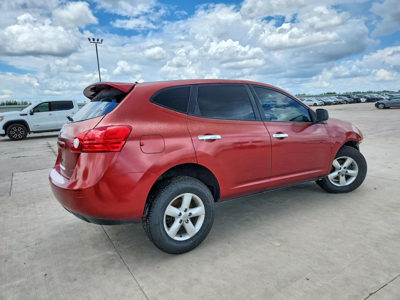 2010 Nissan Rogue Sl Red vin: JN8AS5MT4AW024465