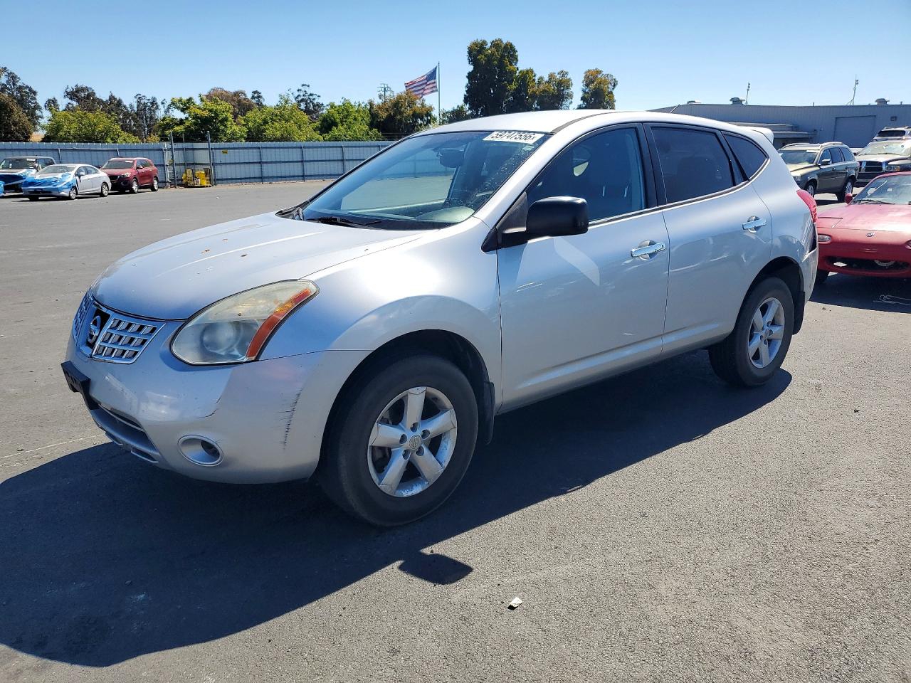 2010 Nissan Rogue Sl Silver vin: JN8AS5MT4AW028581