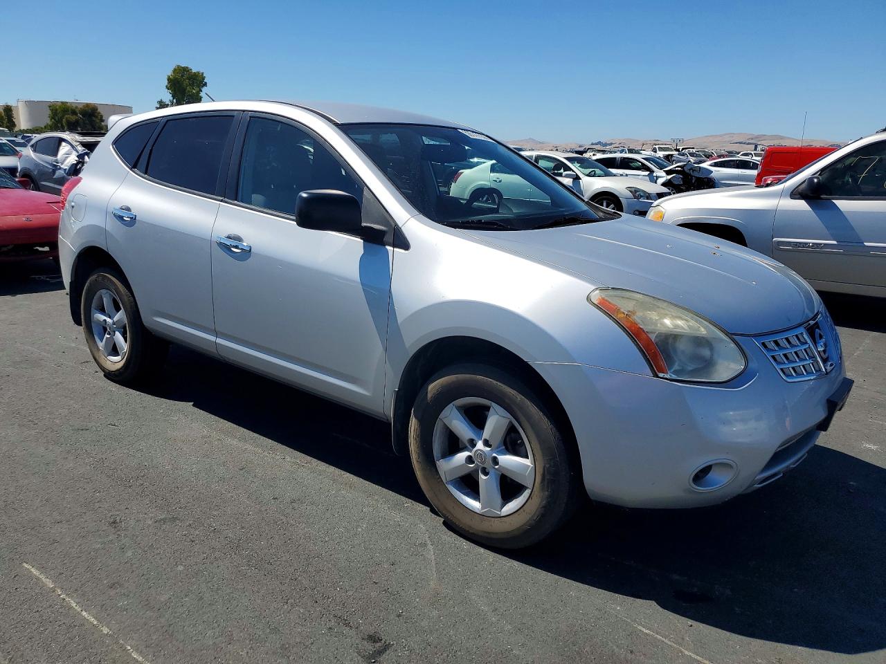 2010 Nissan Rogue Sl Silver vin: JN8AS5MT4AW028581