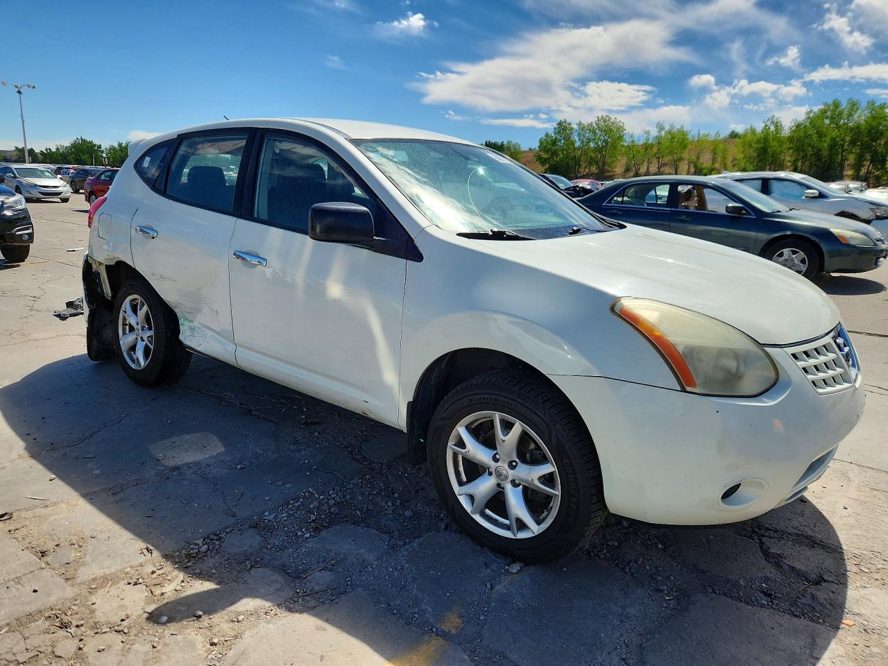 2010 Nissan Rogue Sl White vin: JN8AS5MT4AW503940