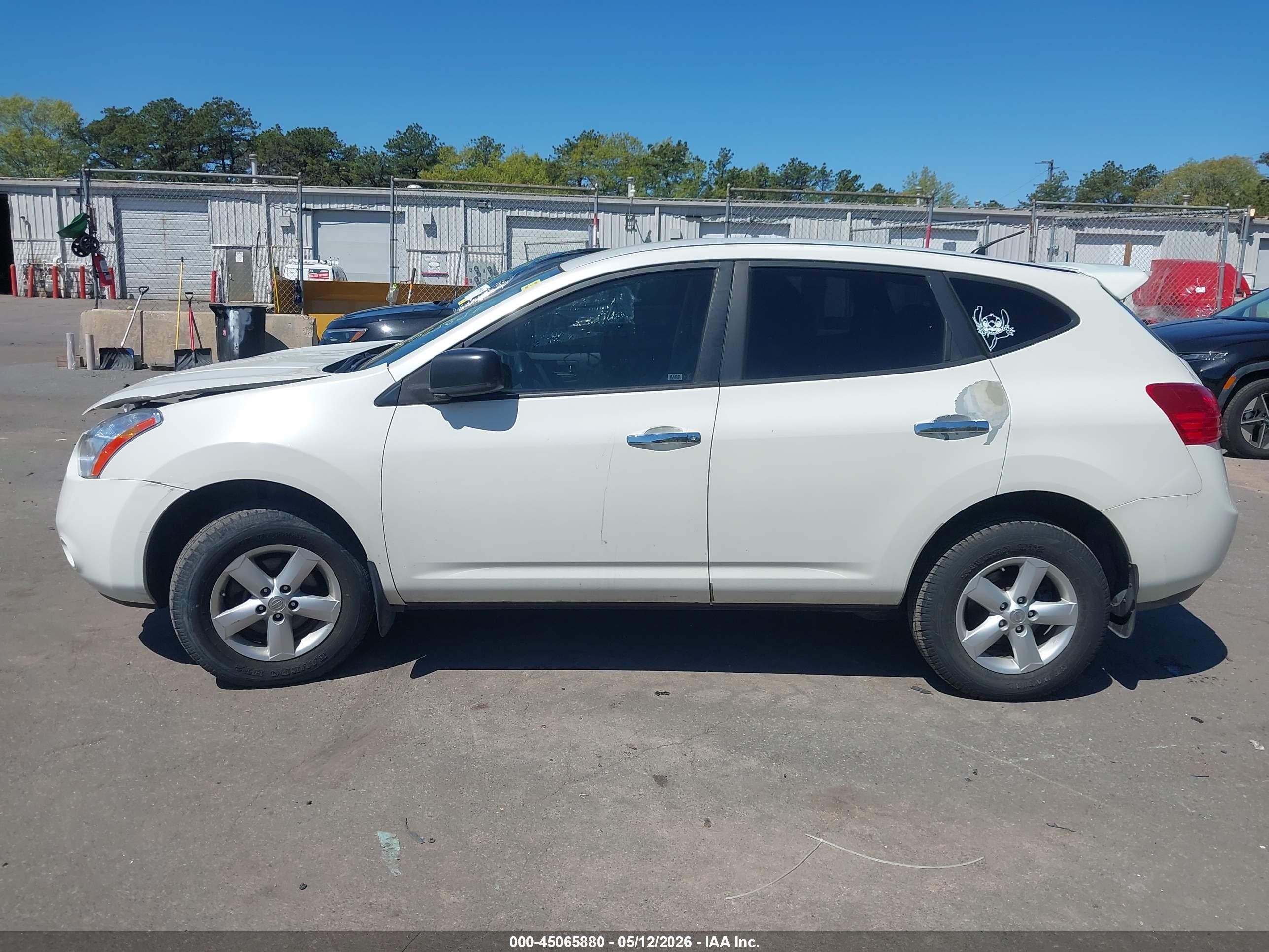 2010 Nissan Rogue S White vin: JN8AS5MT4AW506546