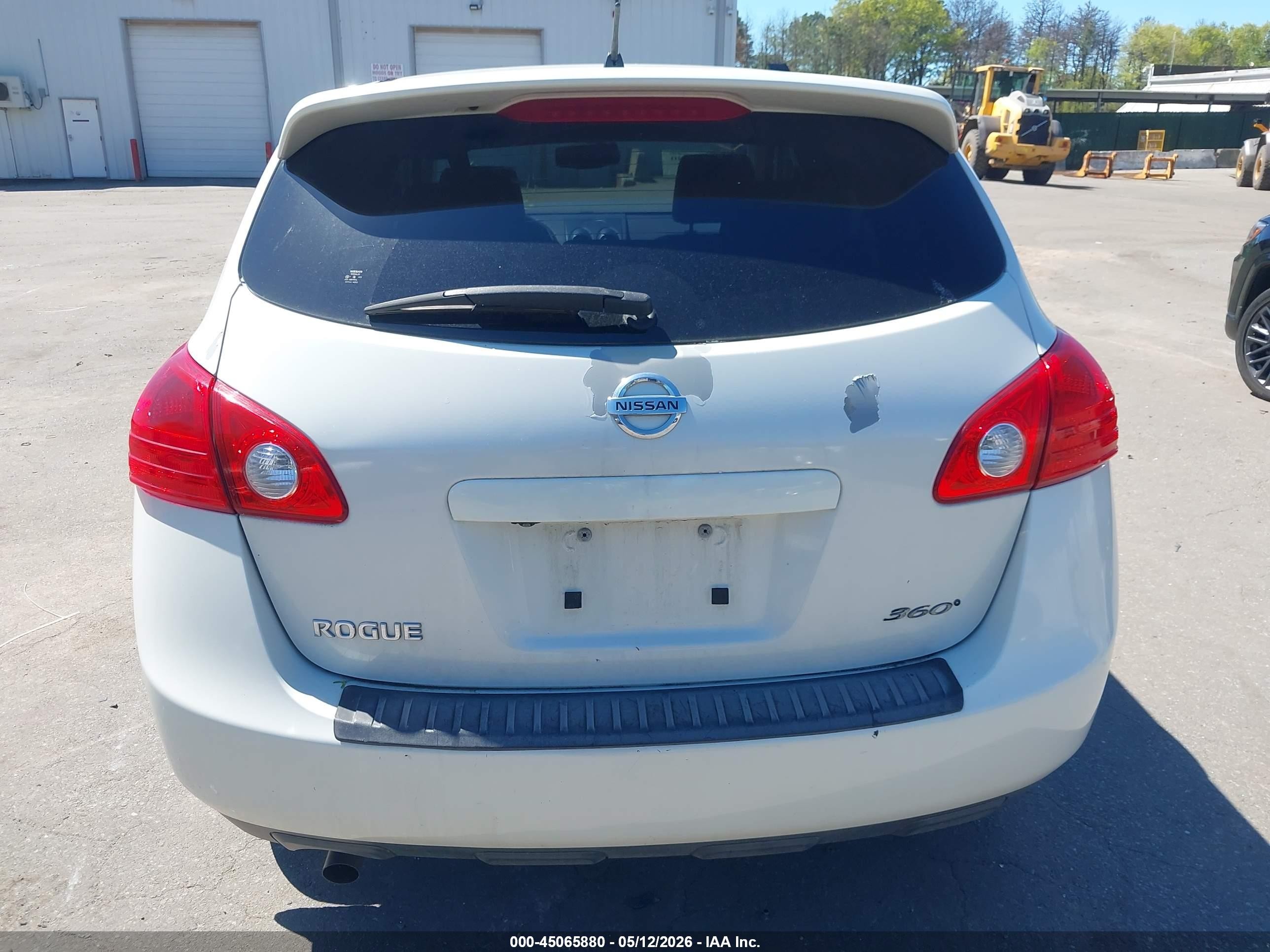 2010 Nissan Rogue S White vin: JN8AS5MT4AW506546
