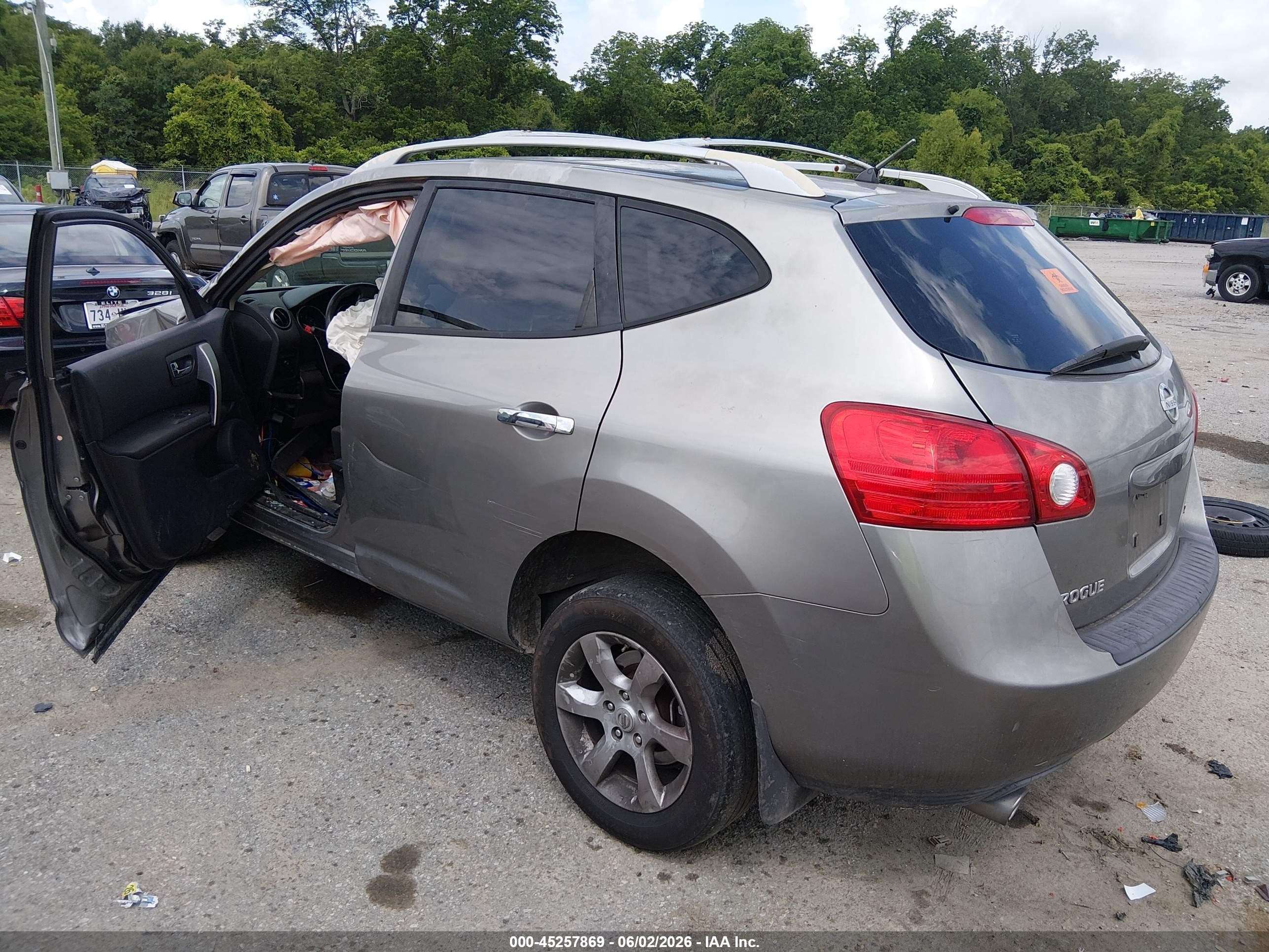 2010 Nissan Rogue Sl Gray vin: JN8AS5MT4AW507163