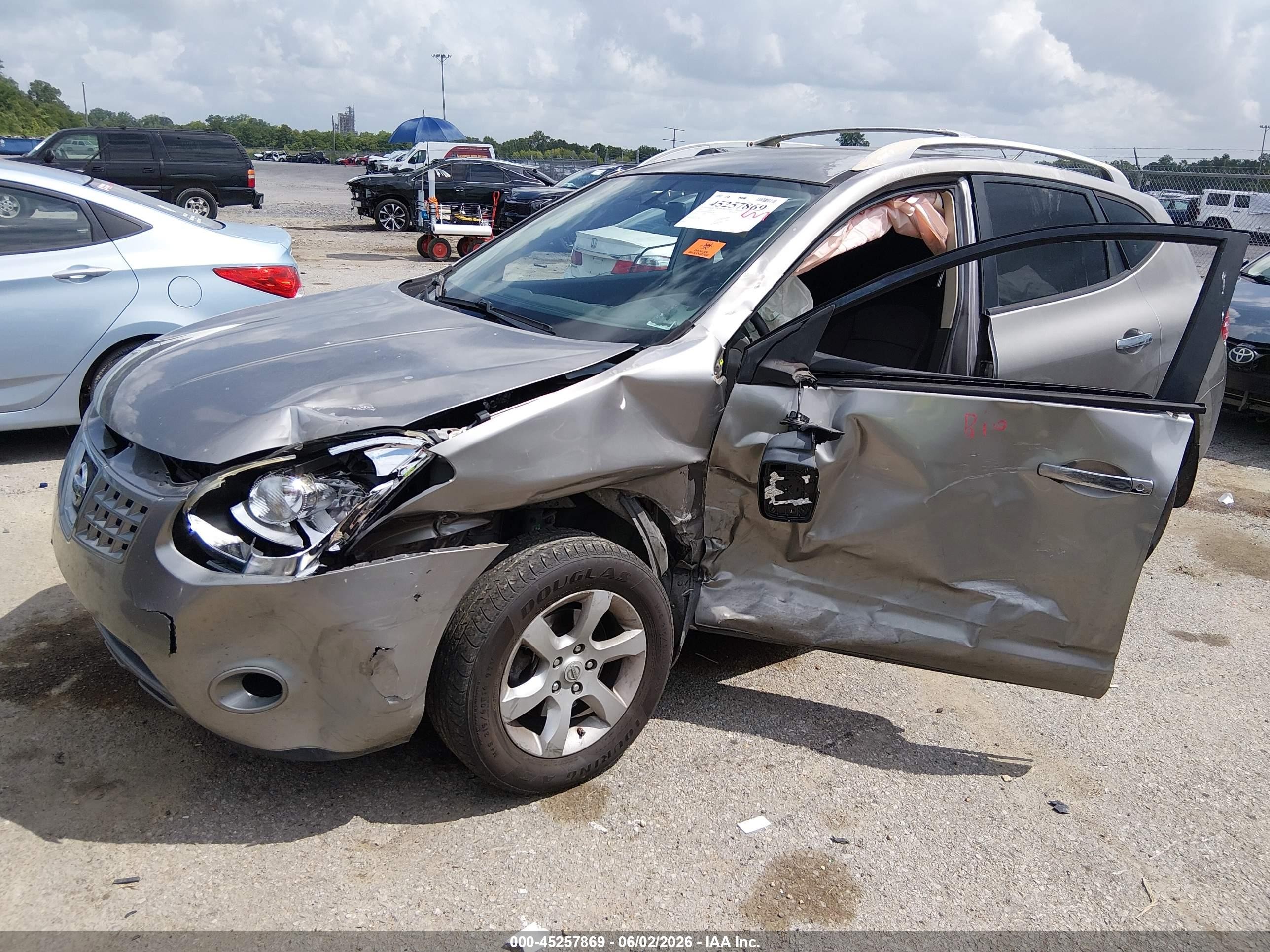 2010 Nissan Rogue Sl Gray vin: JN8AS5MT4AW507163