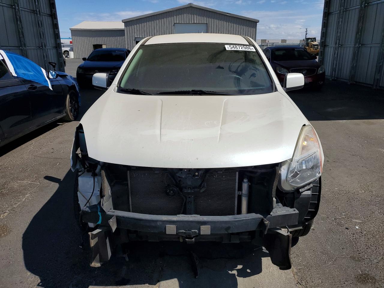 2011 Nissan Rogue S White vin: JN8AS5MT4BW152643