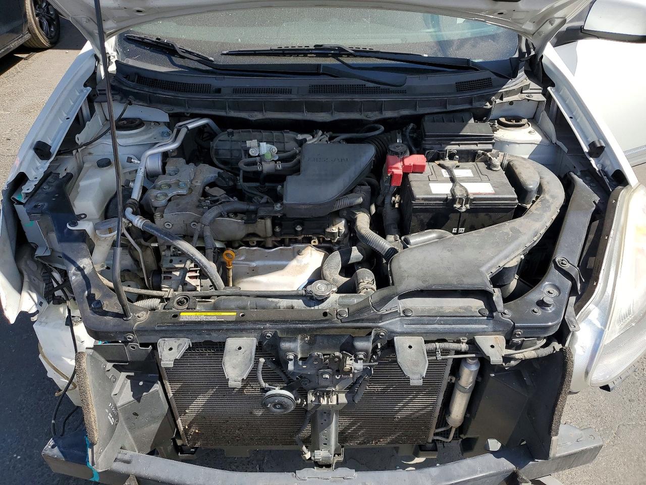 2011 Nissan Rogue S White vin: JN8AS5MT4BW152643