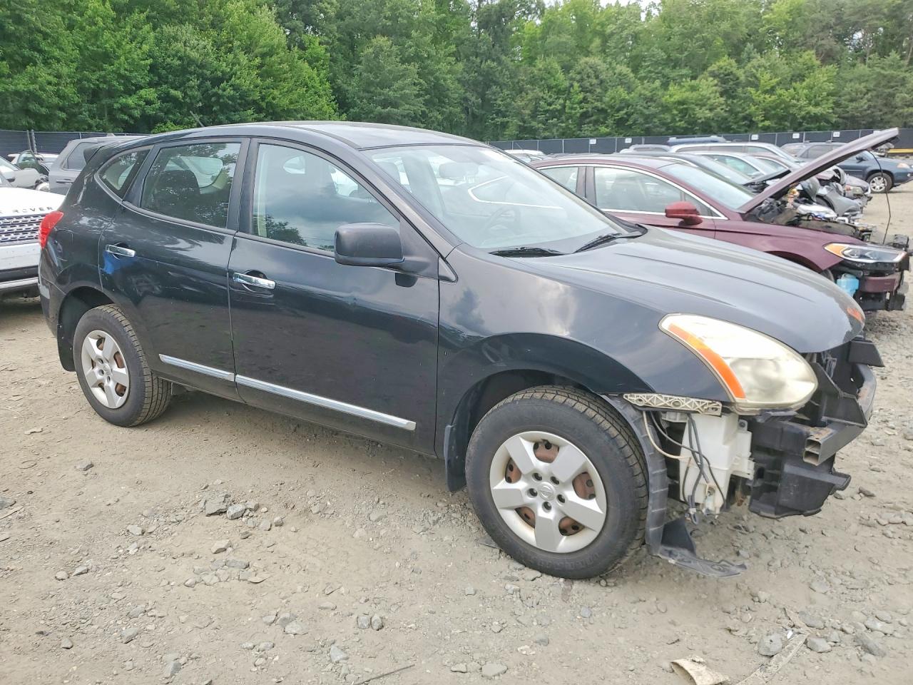 2011 Nissan Rogue S Черный vin: JN8AS5MT4BW159186