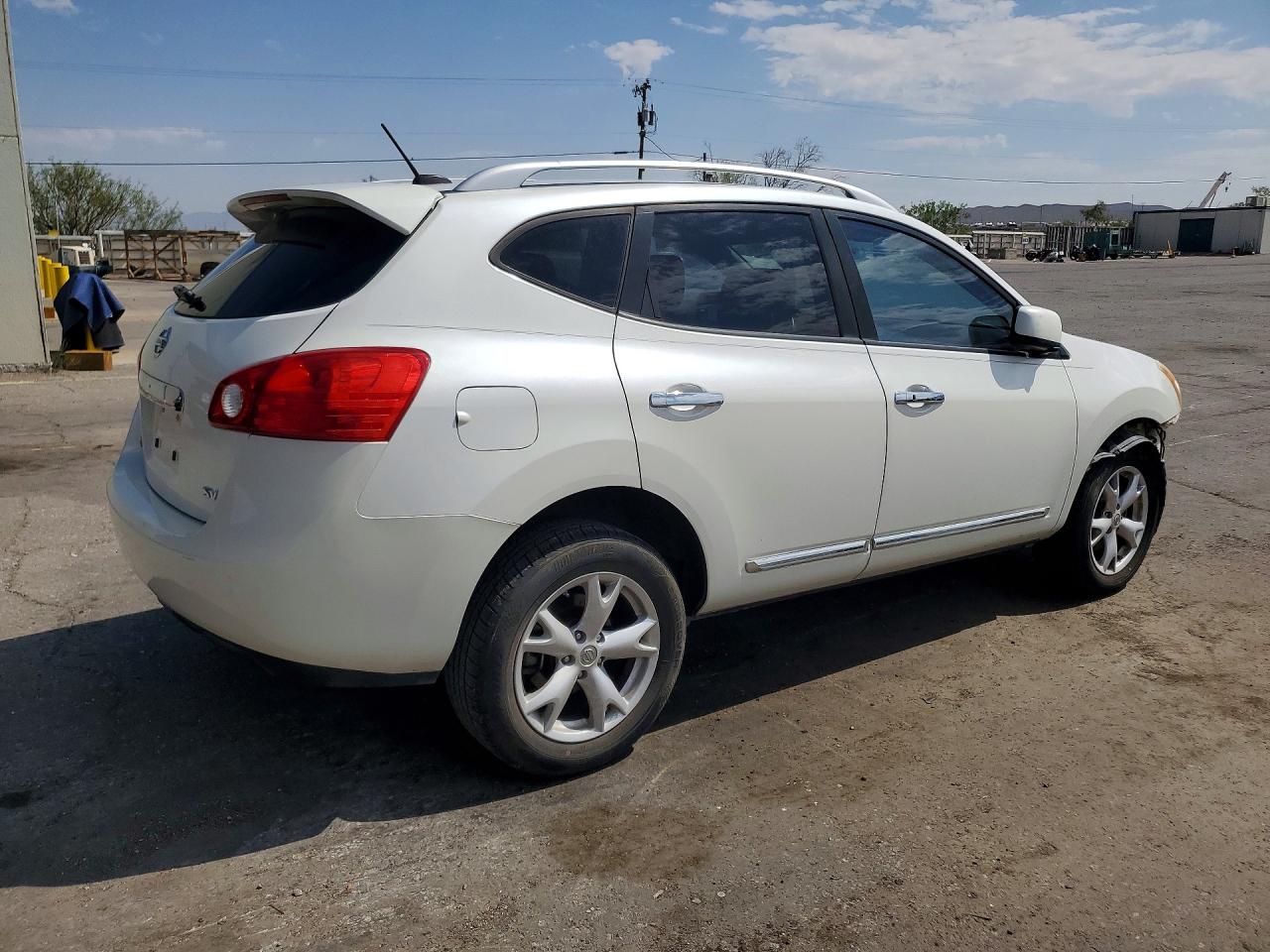 2011 Nissan Rogue White vin: JN8AS5MT4BW163111