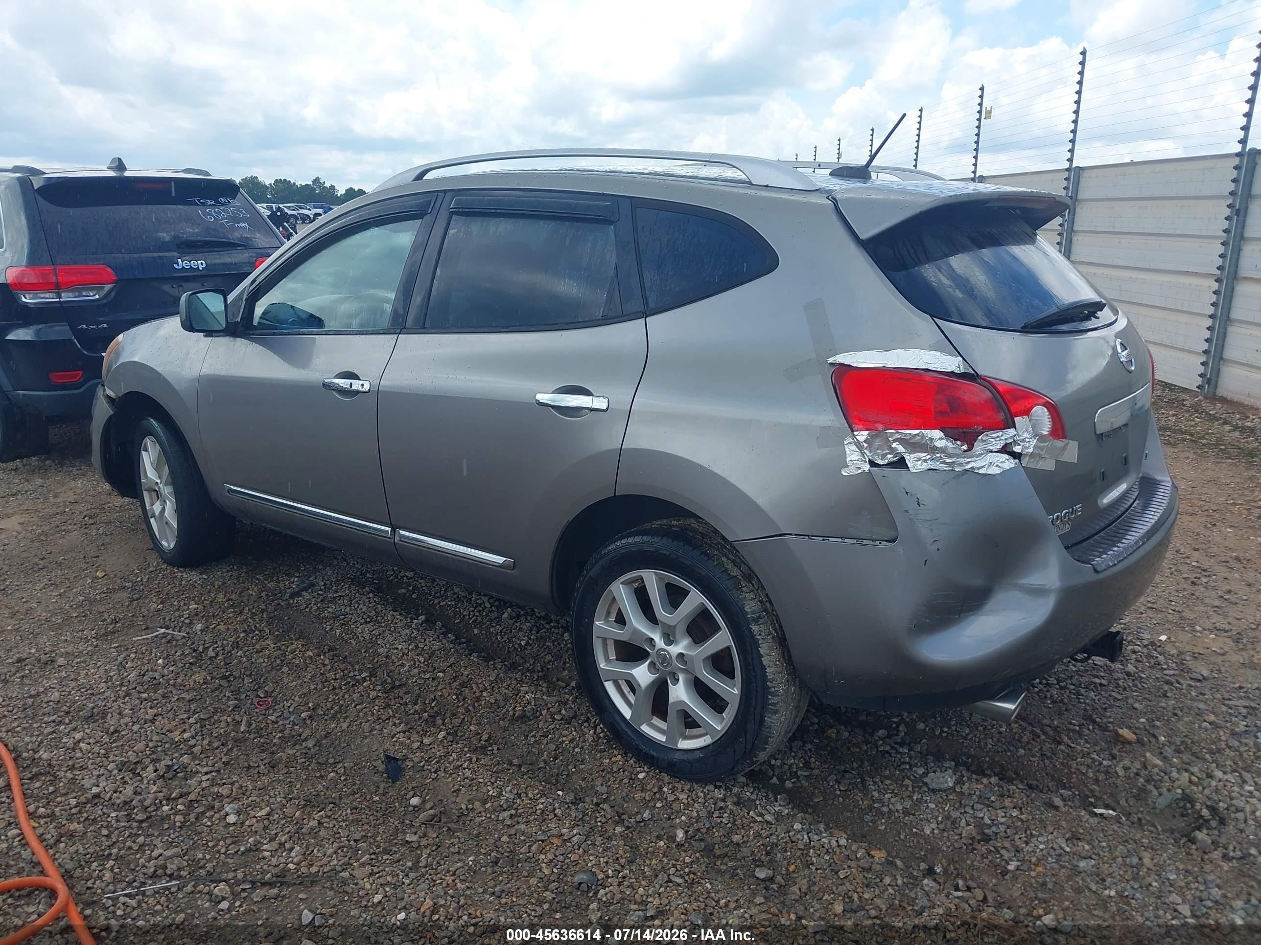 2011 Nissan Rogue Sv Gray vin: JN8AS5MT4BW165232