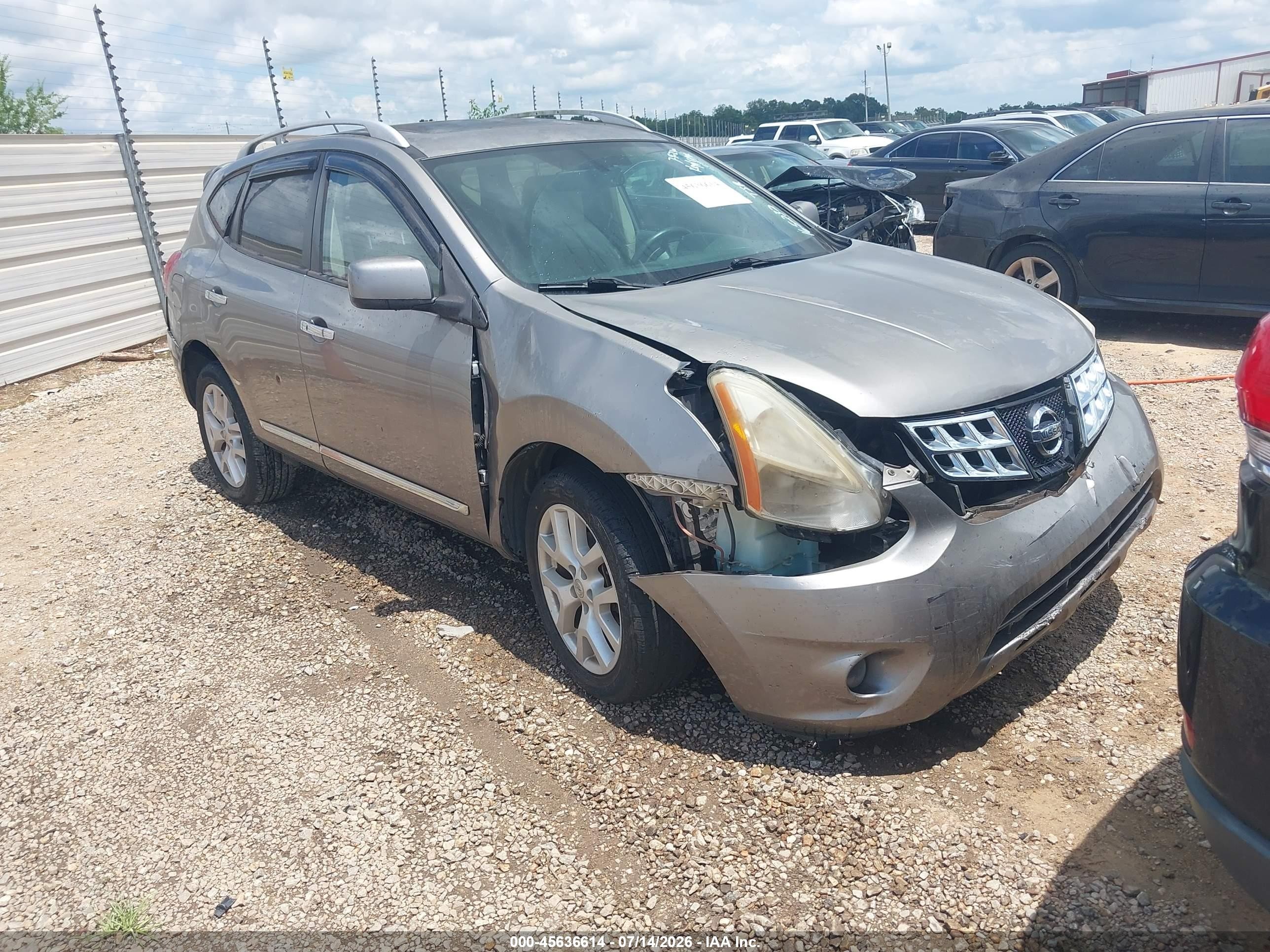 2011 Nissan Rogue Sv Gray vin: JN8AS5MT4BW165232