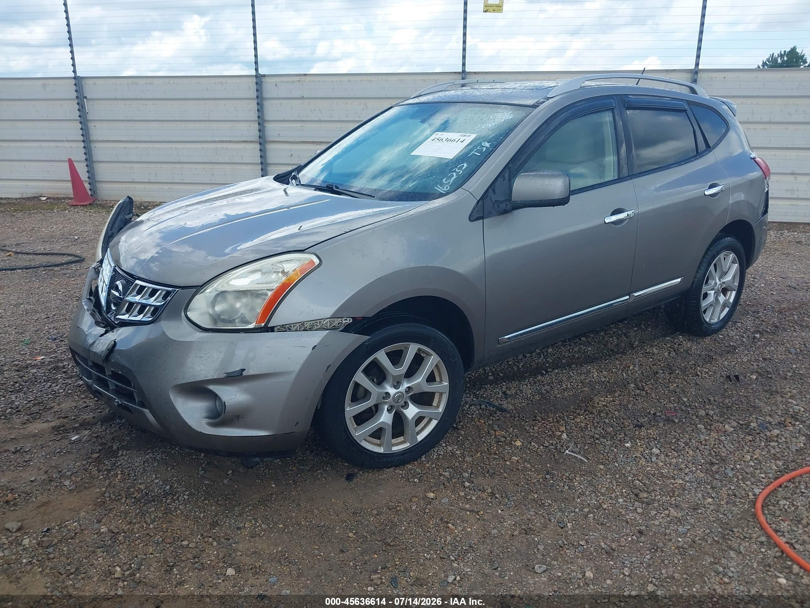 2011 Nissan Rogue Sv Gray vin: JN8AS5MT4BW165232