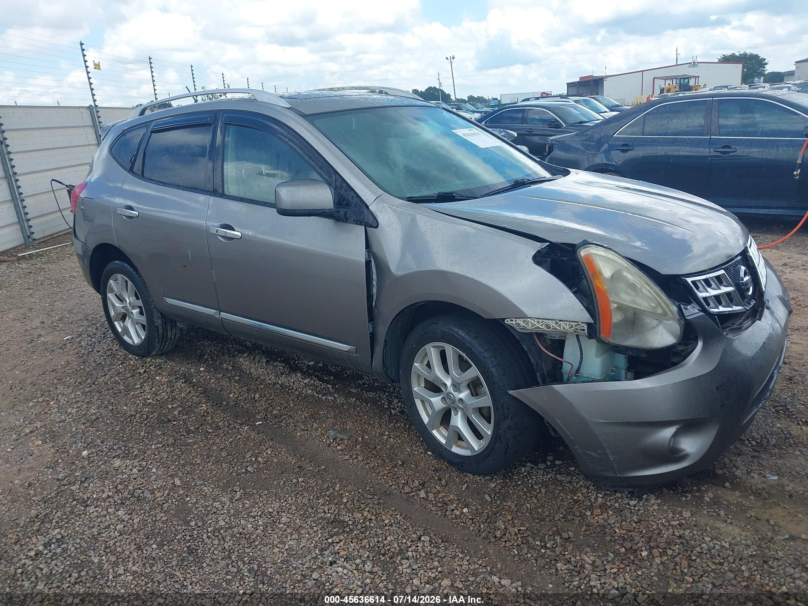2011 Nissan Rogue Sv Gray vin: JN8AS5MT4BW165232