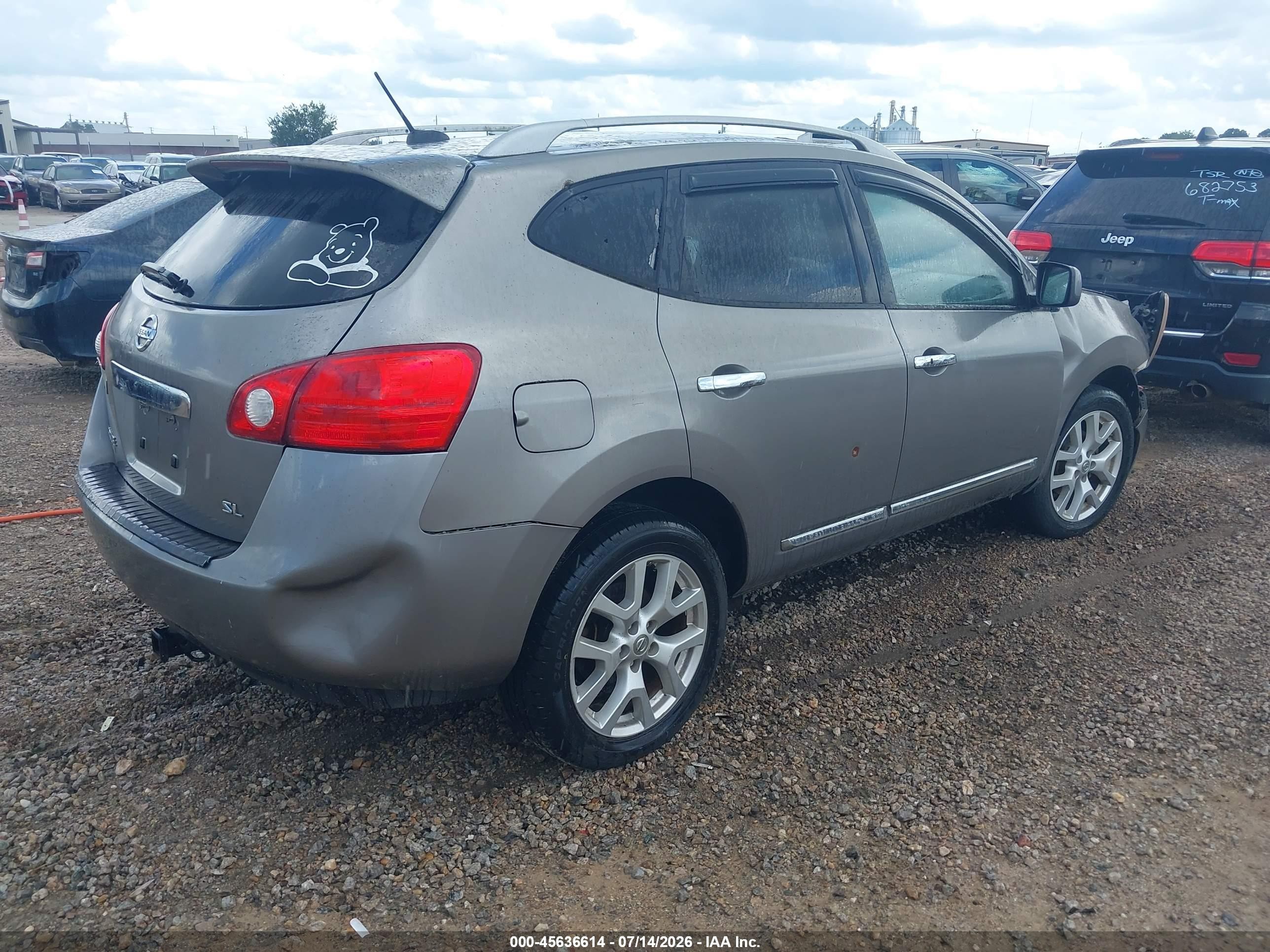 2011 Nissan Rogue Sv Gray vin: JN8AS5MT4BW165232