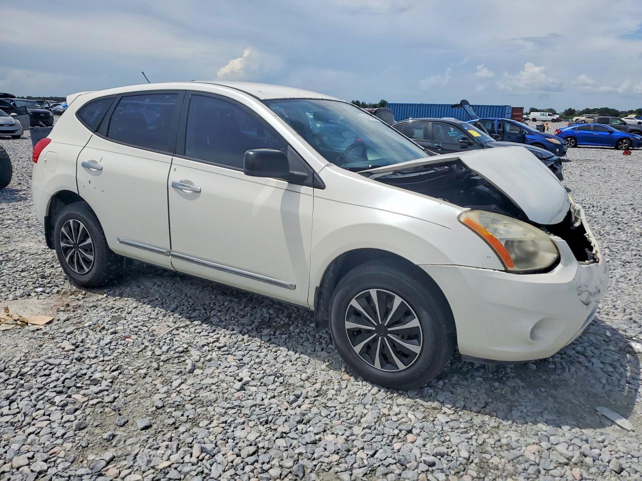 2011 Nissan Rogue S Белый vin: JN8AS5MT4BW183309