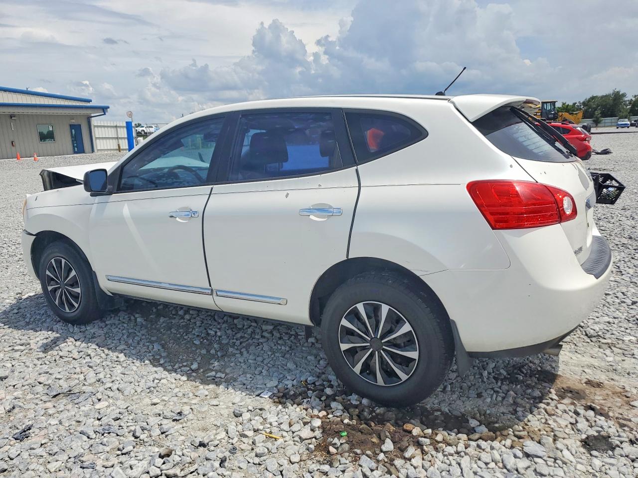 2011 Nissan Rogue S Белый vin: JN8AS5MT4BW183309