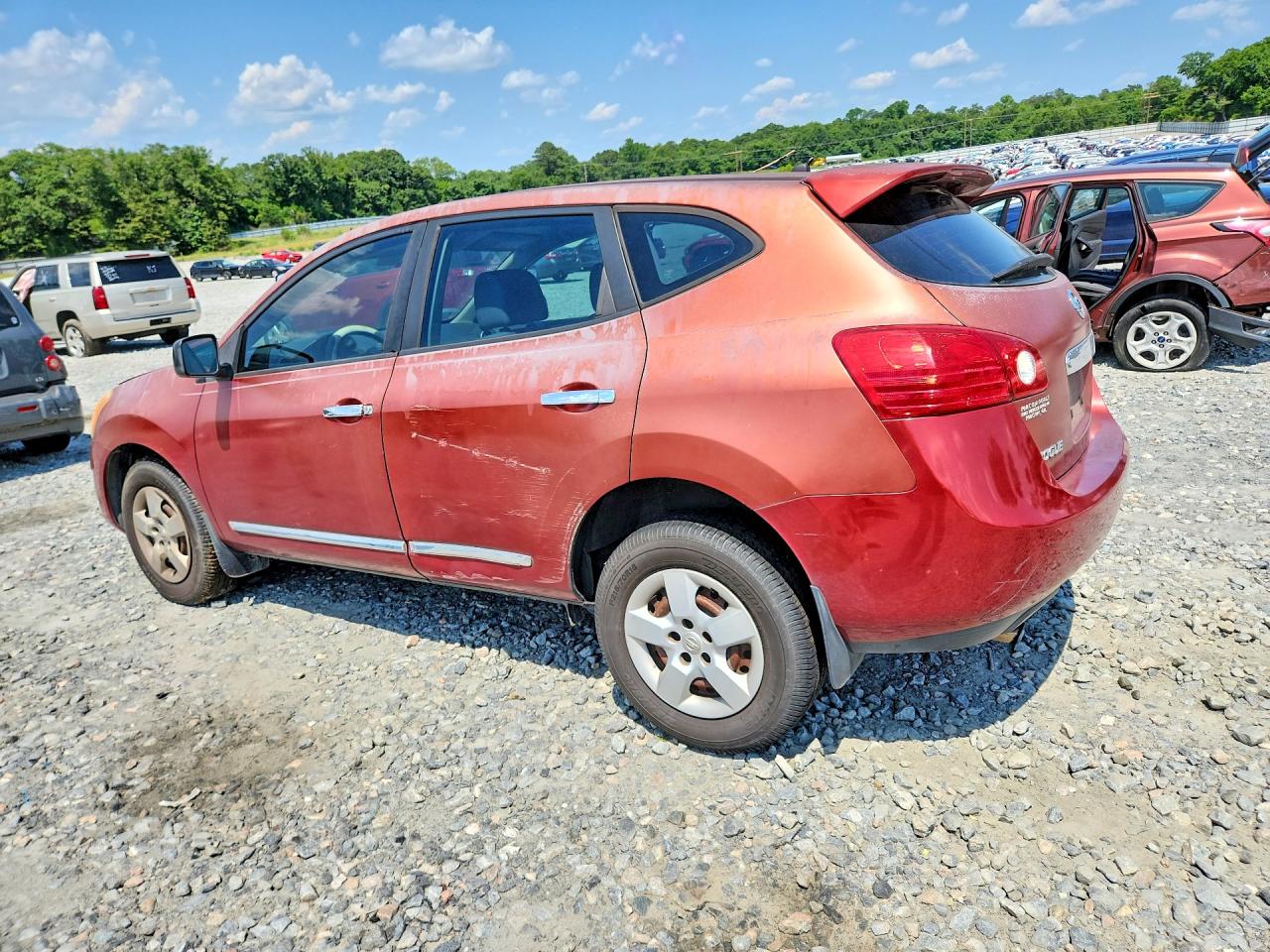 2011 Nissan Rogue S Burgundy vin: JN8AS5MT4BW187957
