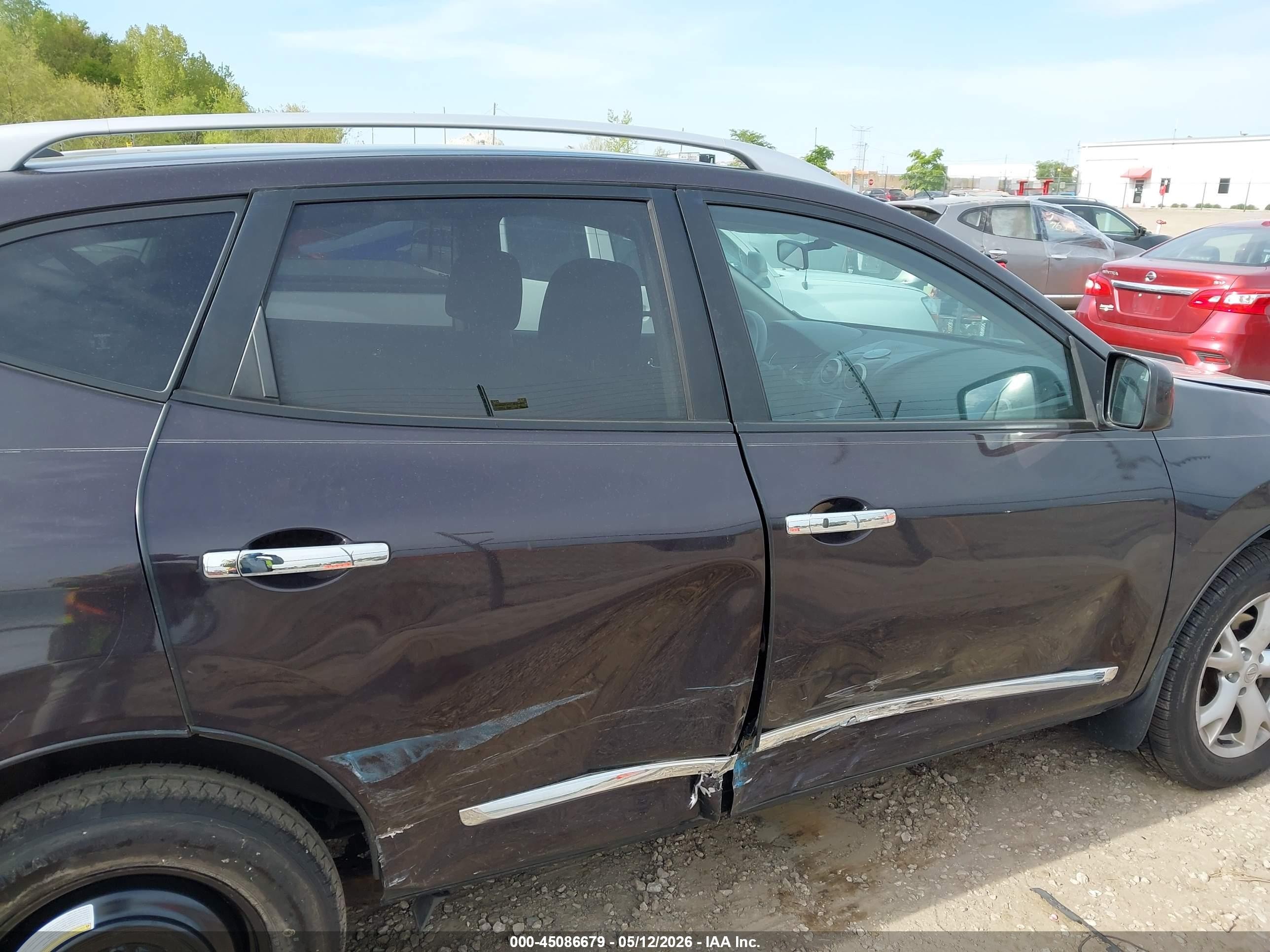 2011 Nissan Rogue Sv Burgundy vin: JN8AS5MT4BW190762