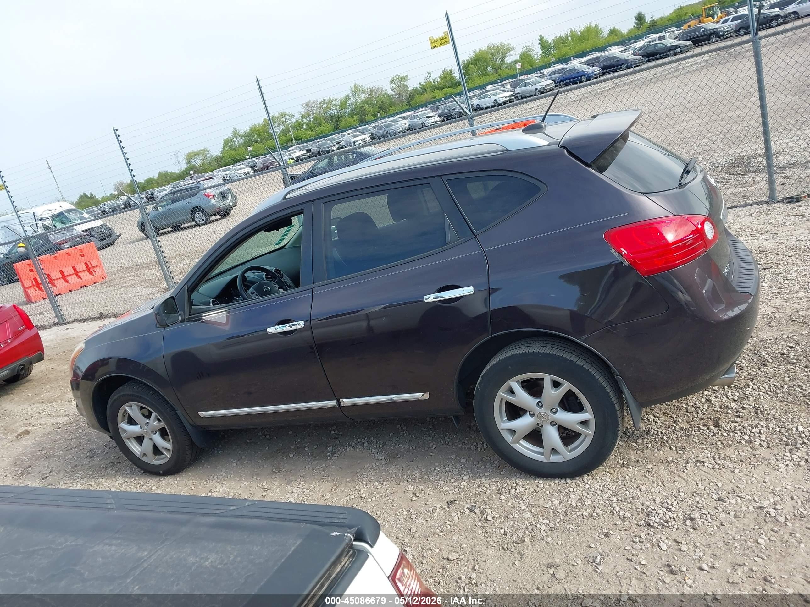 2011 Nissan Rogue Sv Burgundy vin: JN8AS5MT4BW190762