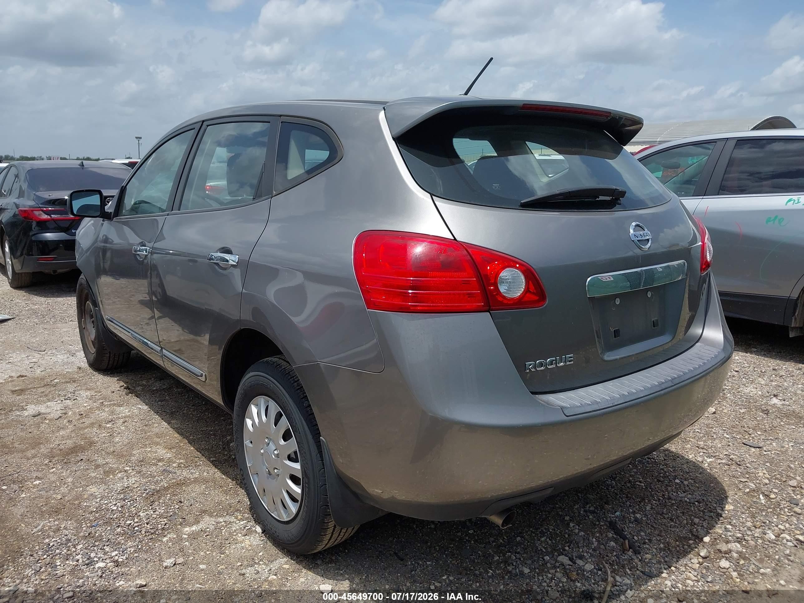 2011 Nissan Rogue S Gray vin: JN8AS5MT4BW566005