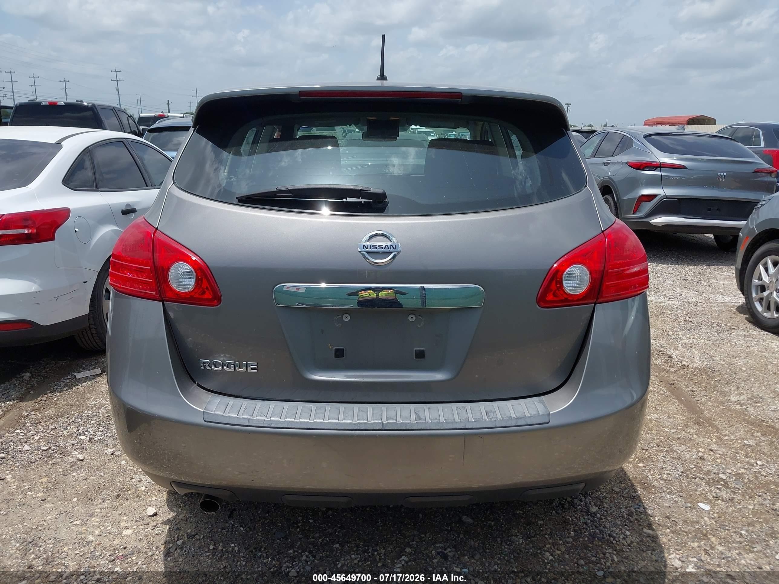 2011 Nissan Rogue S Gray vin: JN8AS5MT4BW566005