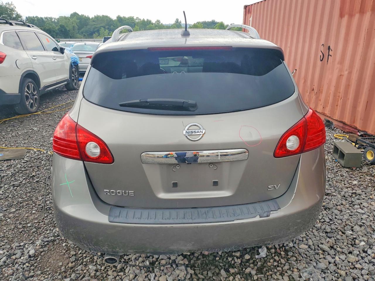 2011 Nissan Rogue S Gray vin: JN8AS5MT4BW573892