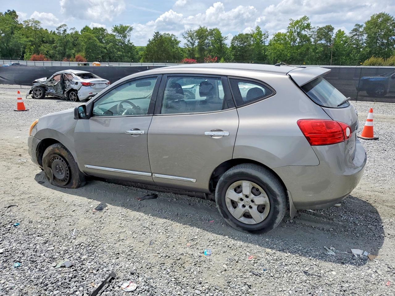 2011 Nissan Rogue S Gray vin: JN8AS5MT4BW573939
