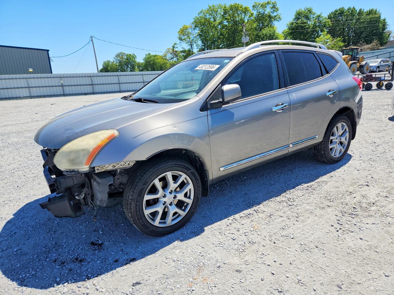 2011 Nissan Rogue S Серый vin: JN8AS5MT4BW574119