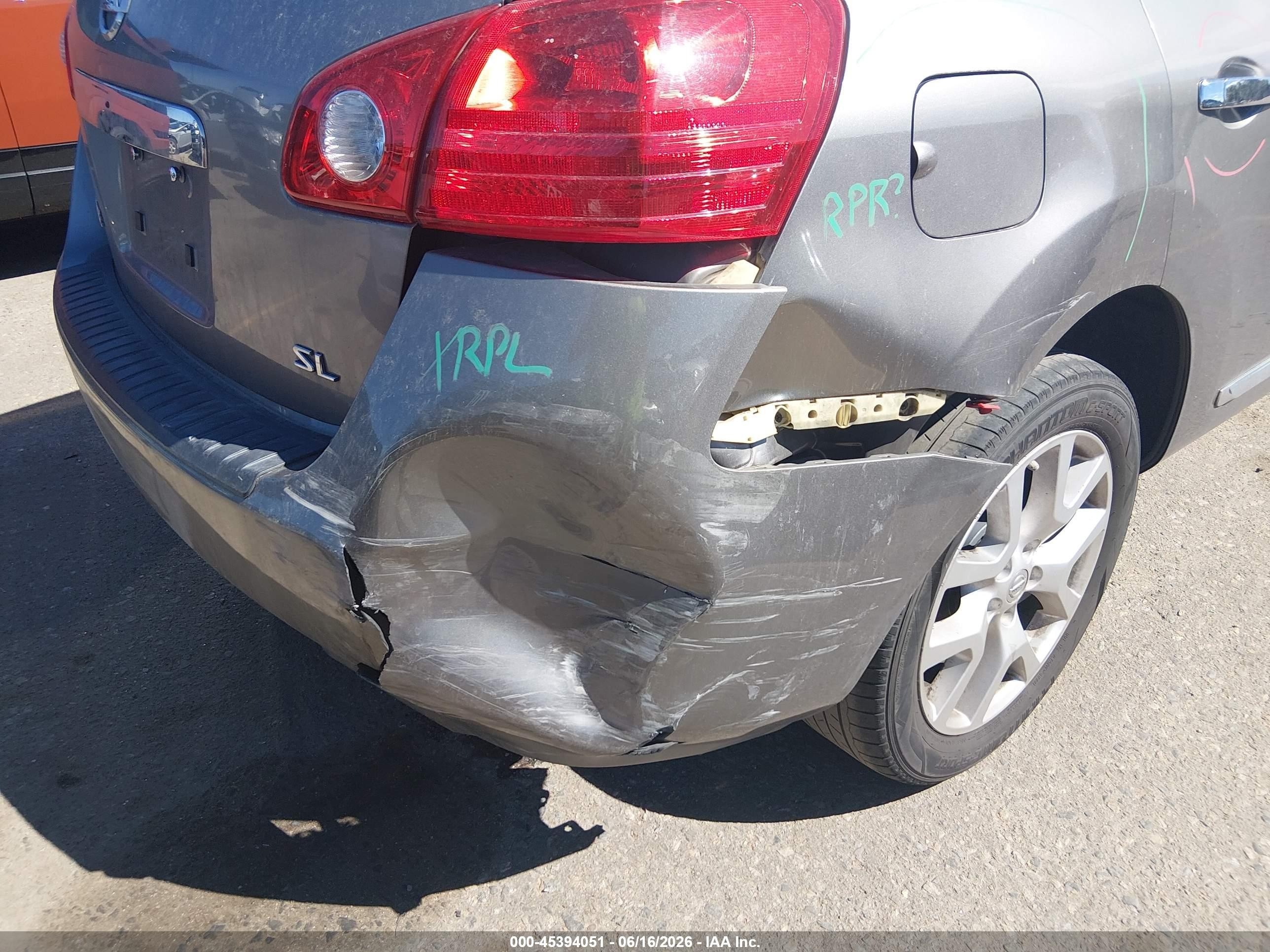 2011 Nissan Rogue Sv Gray vin: JN8AS5MT4BW574797