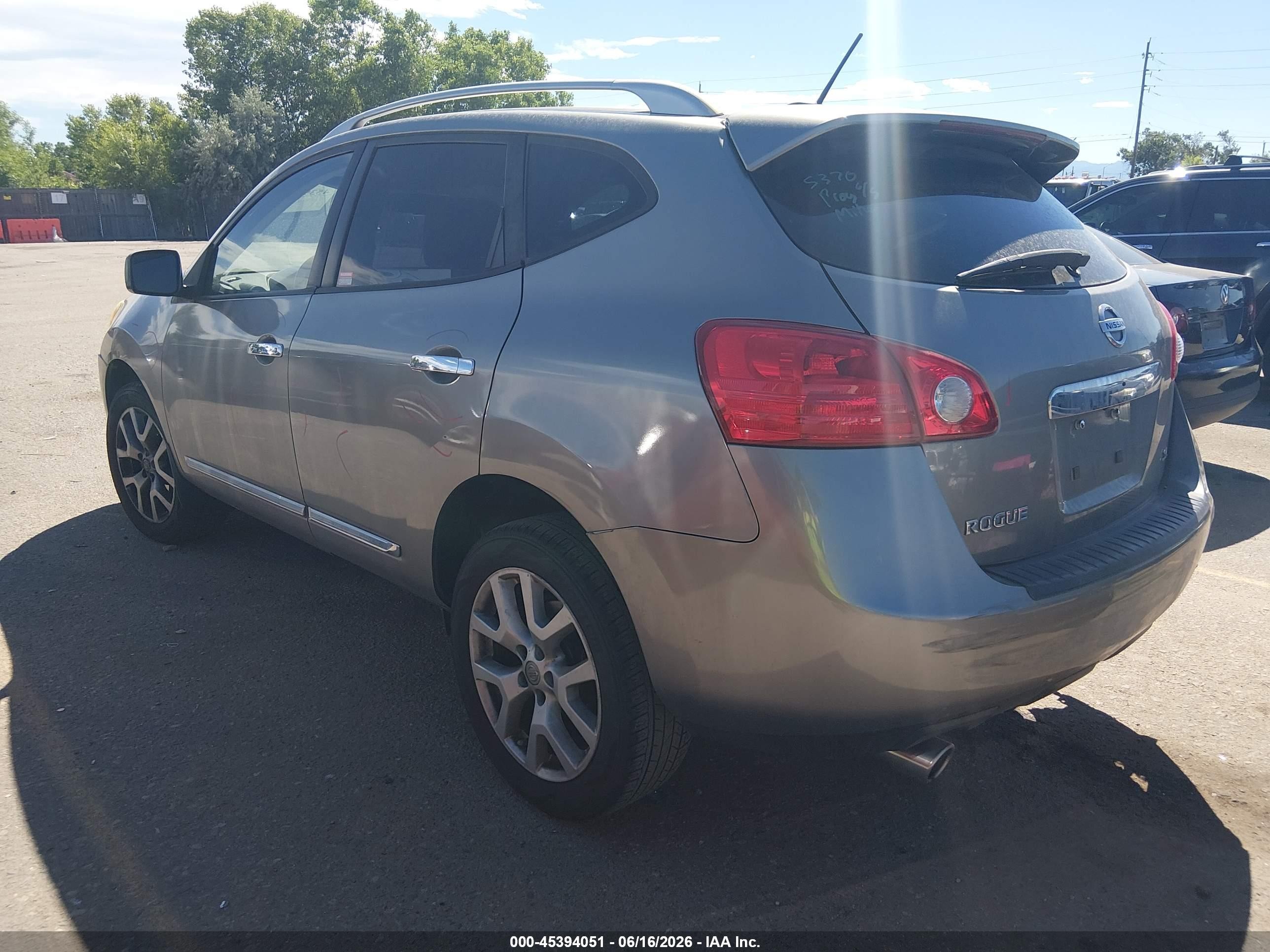 2011 Nissan Rogue Sv Gray vin: JN8AS5MT4BW574797