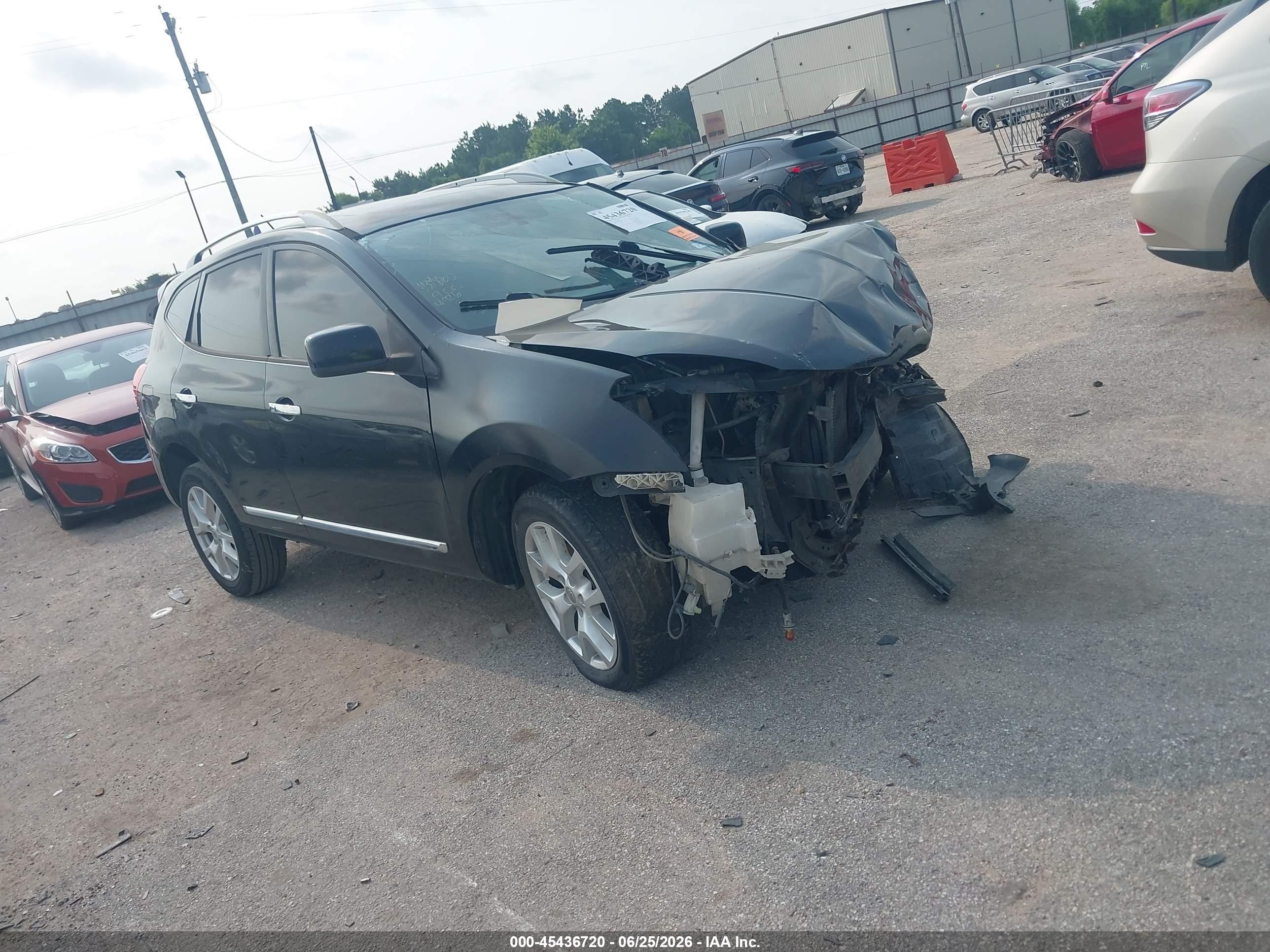 2011 Nissan Rogue Sv Черный vin: JN8AS5MT4BW575433