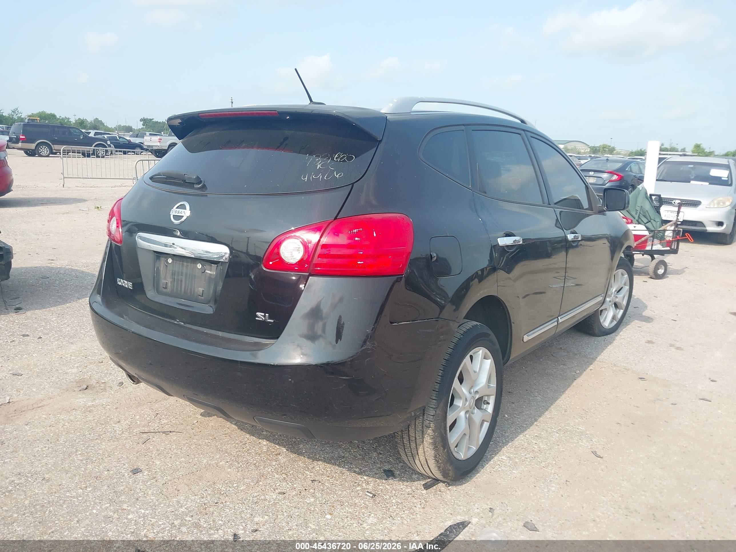 2011 Nissan Rogue Sv Черный vin: JN8AS5MT4BW575433