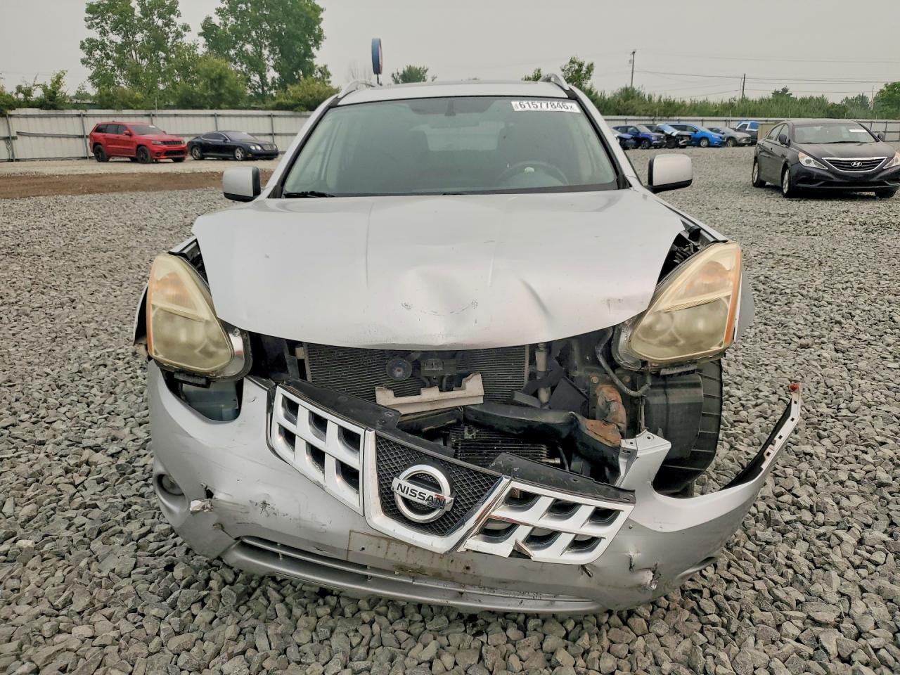 2012 Nissan Rogue S Silver vin: JN8AS5MT4CW251755