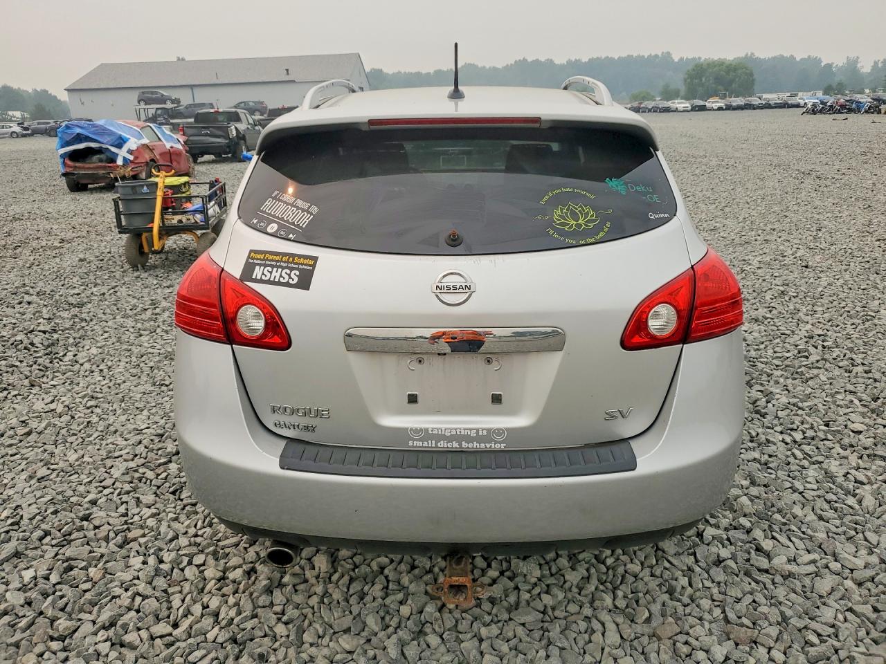 2012 Nissan Rogue S Silver vin: JN8AS5MT4CW251755