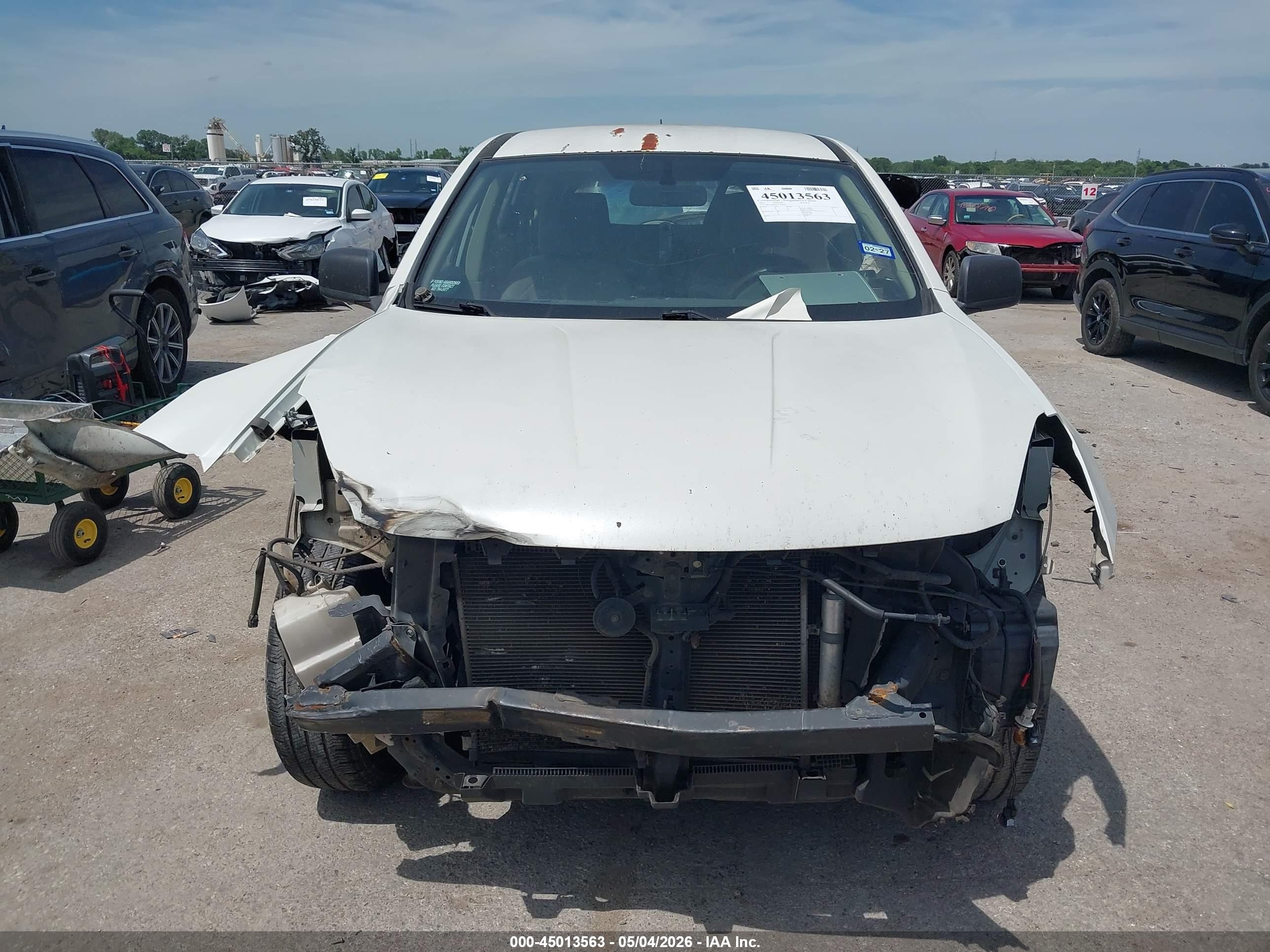 2012 Nissan Rogue S White vin: JN8AS5MT4CW253098