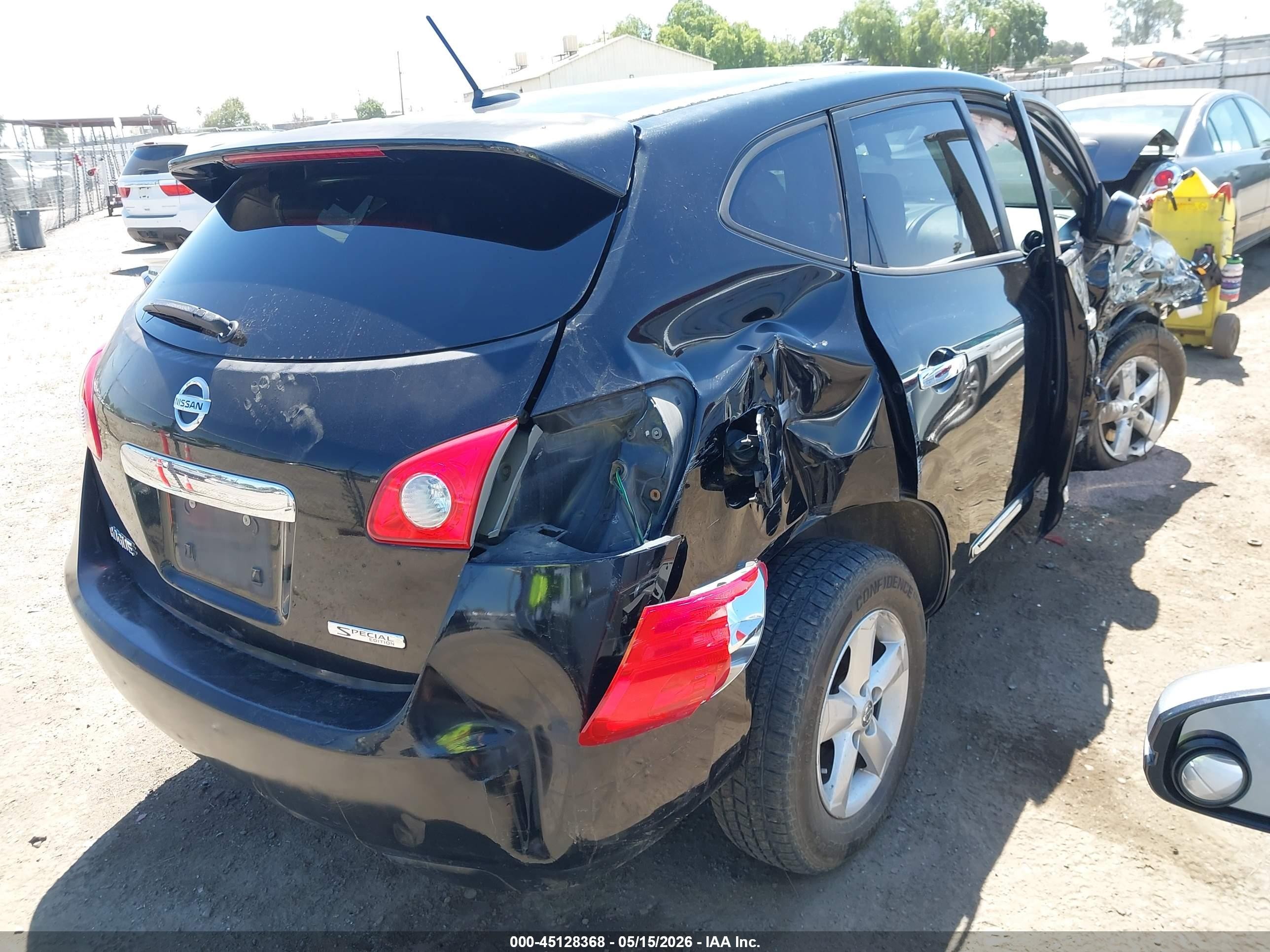 2012 Nissan Rogue S Black vin: JN8AS5MT4CW255269