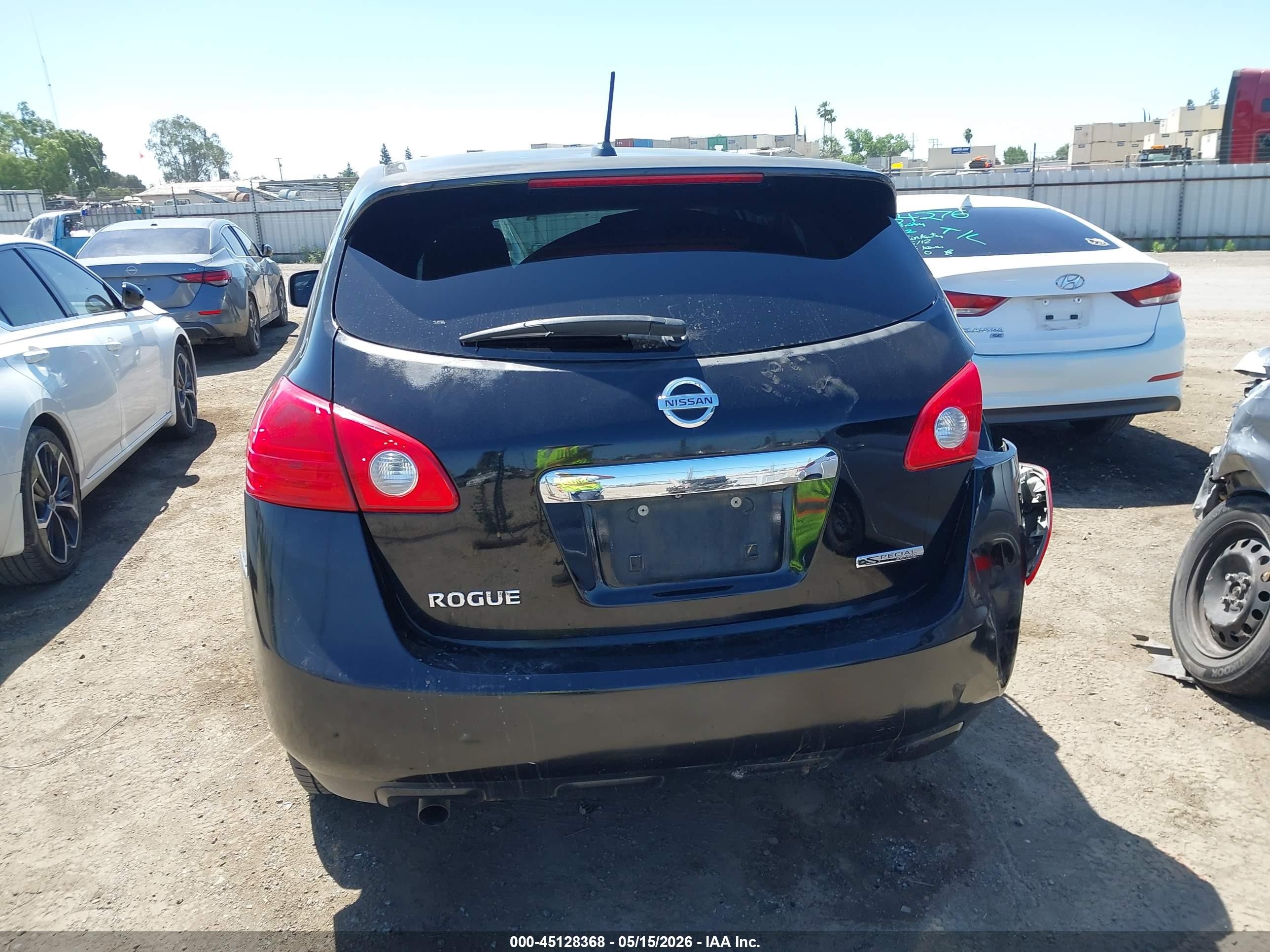 2012 Nissan Rogue S Black vin: JN8AS5MT4CW255269
