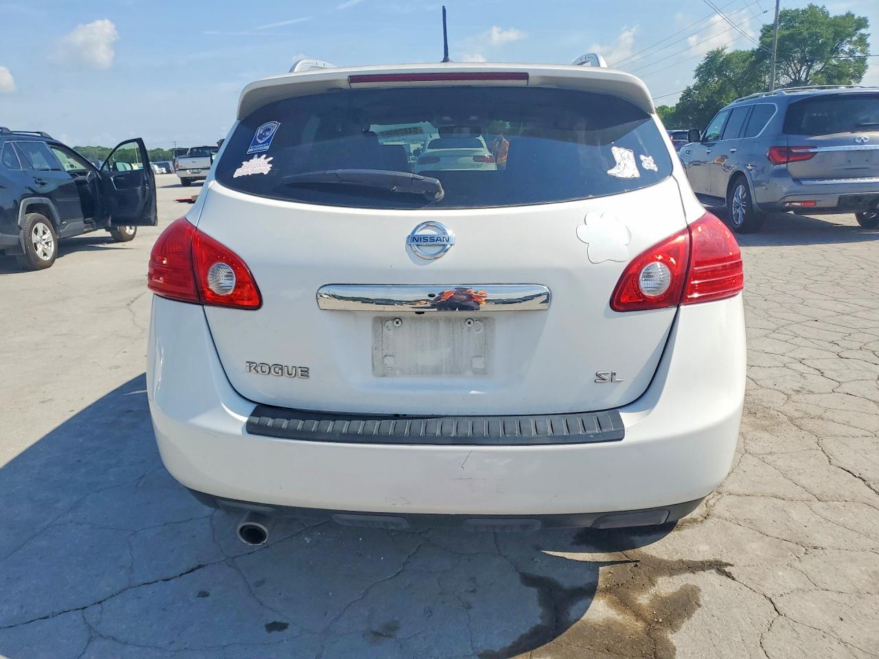 2012 Nissan Rogue S Белый vin: JN8AS5MT4CW256390
