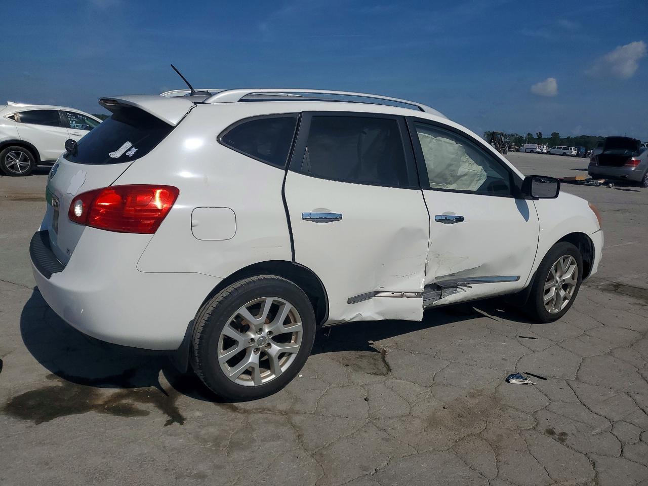 2012 Nissan Rogue S Белый vin: JN8AS5MT4CW256390