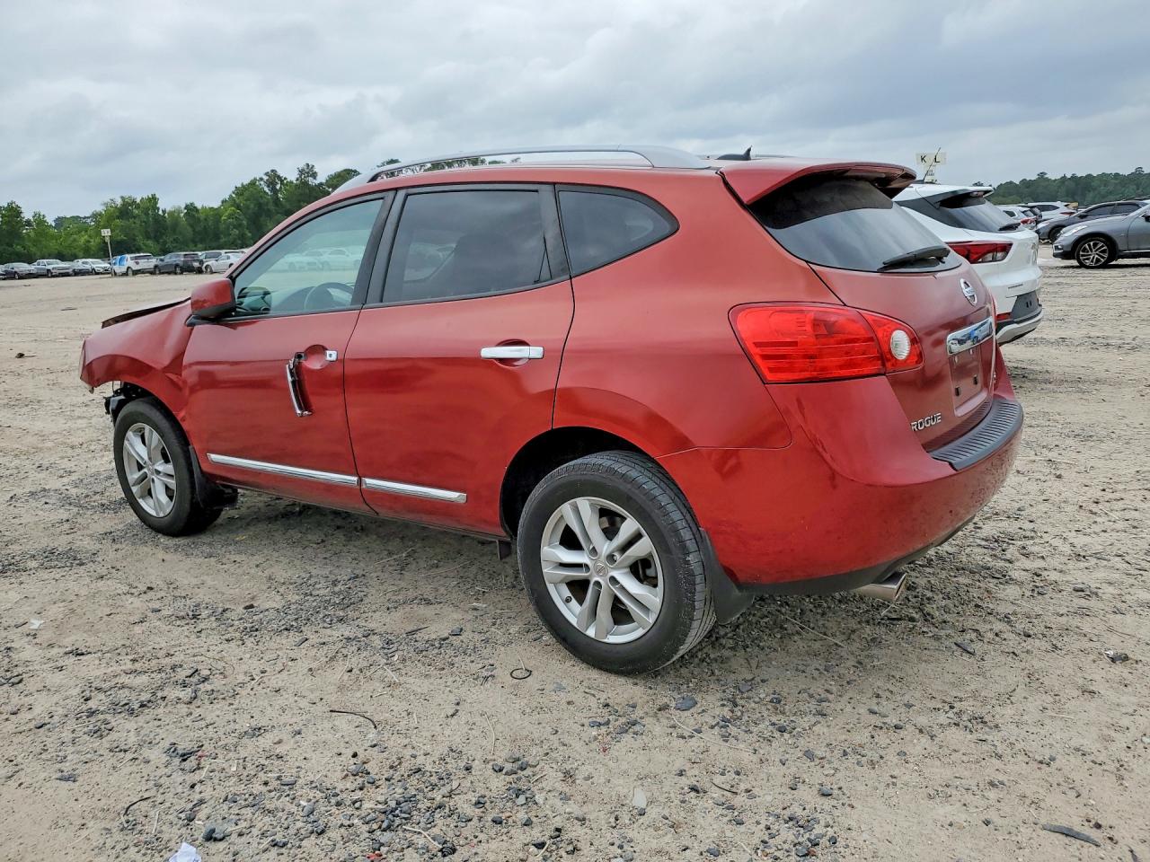 2012 Nissan Rogue S Красный vin: JN8AS5MT4CW256504