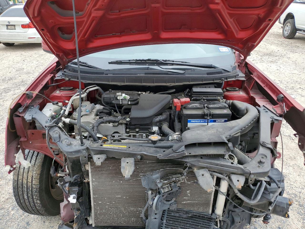 2012 Nissan Rogue S Красный vin: JN8AS5MT4CW256504